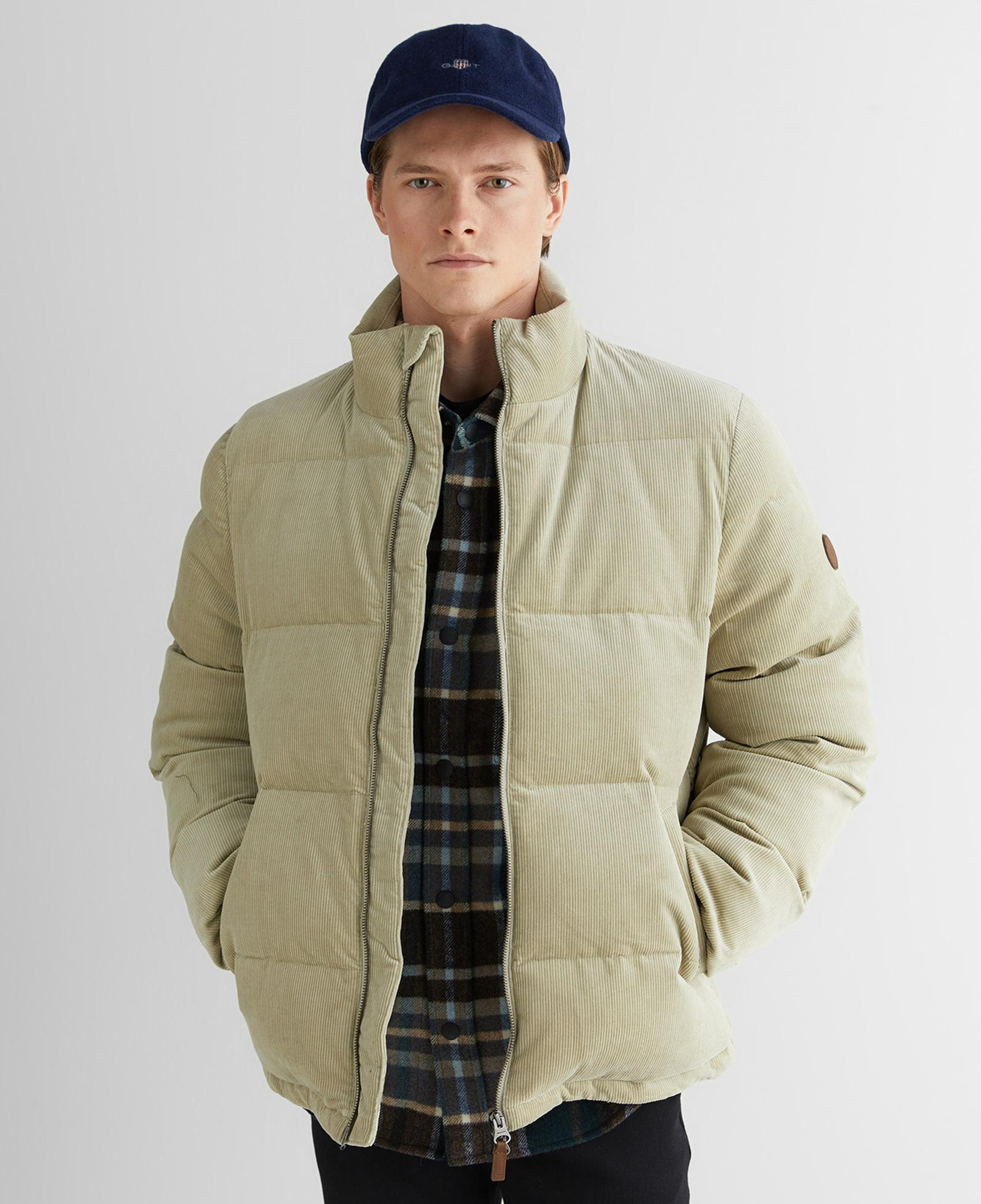 GANT Erkek Bej Regular Fit Fermuarlı Mont