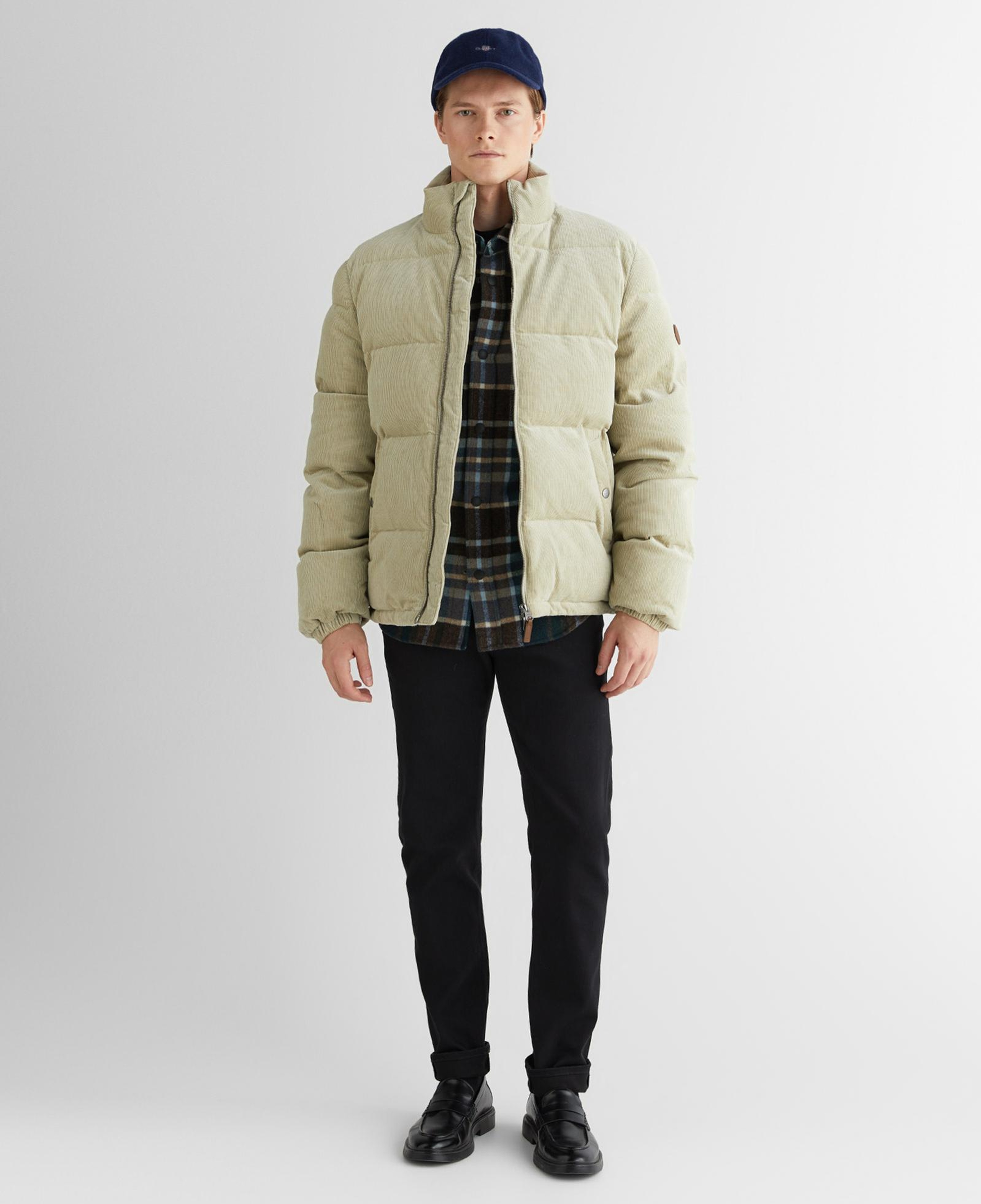 GANT Erkek Bej Regular Fit Fermuarlı Mont