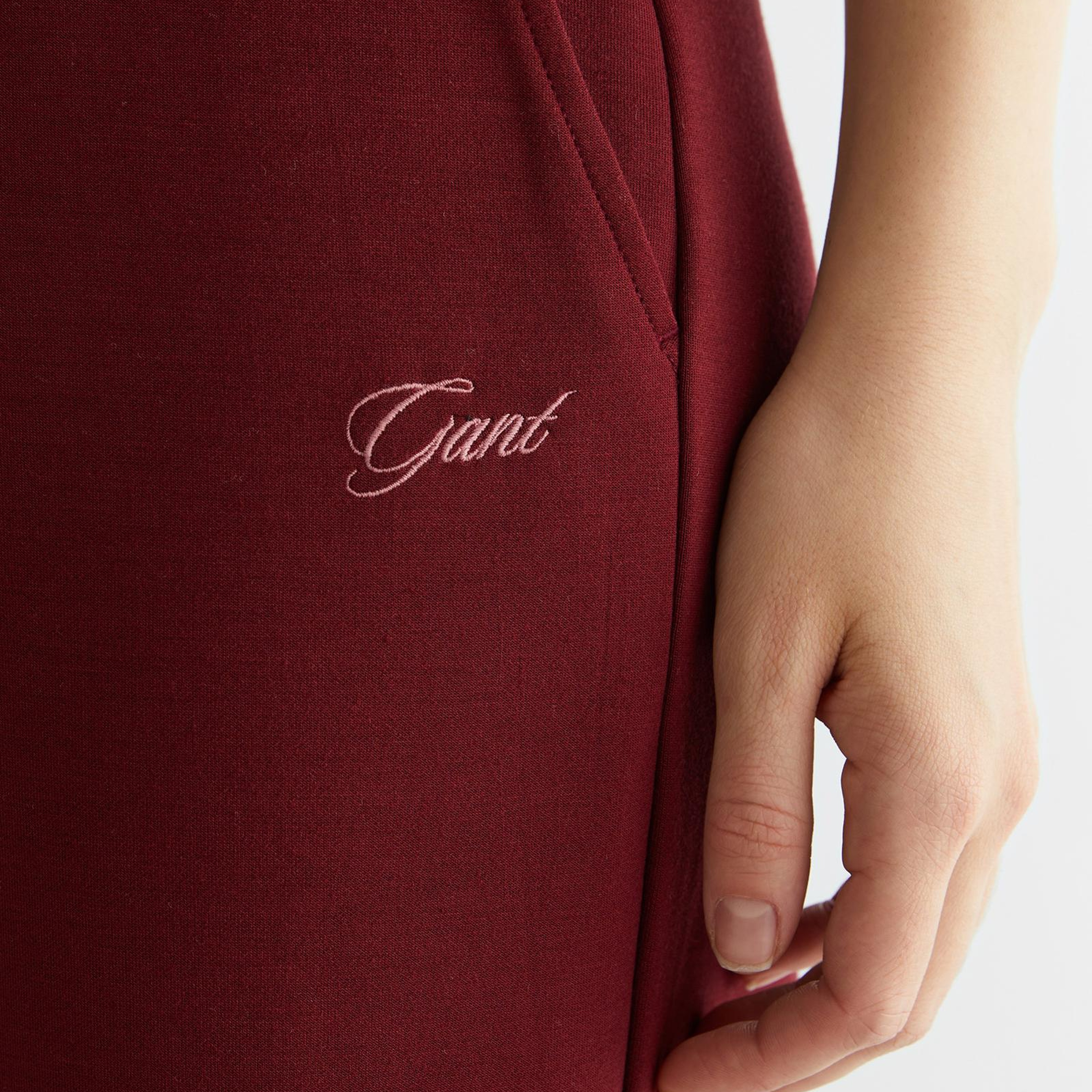 GANT Kadın Bordo Regular Fit Eşofman Altı