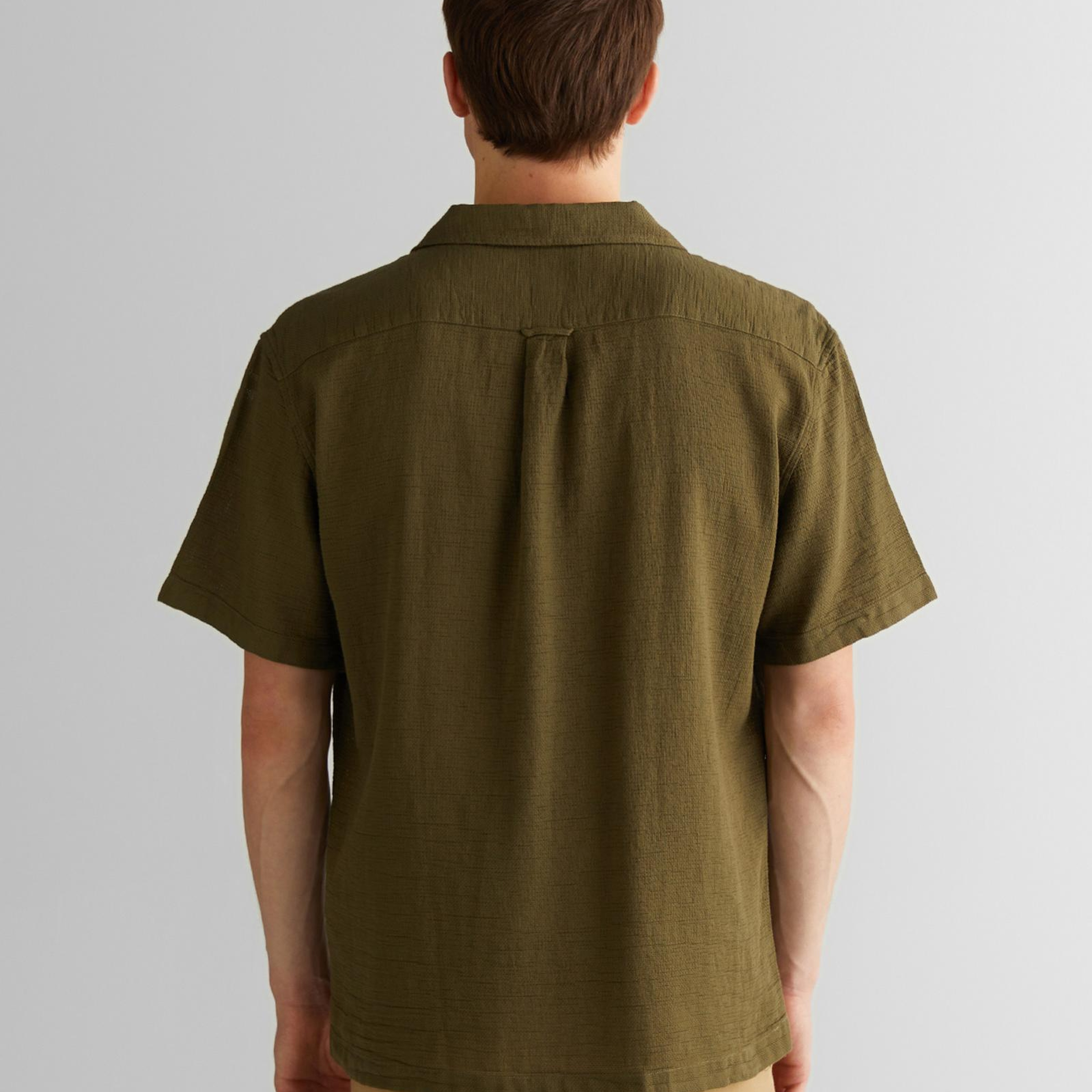 GANT Erkek Yeşil Regular Fit Klasik Yaka Gömlek