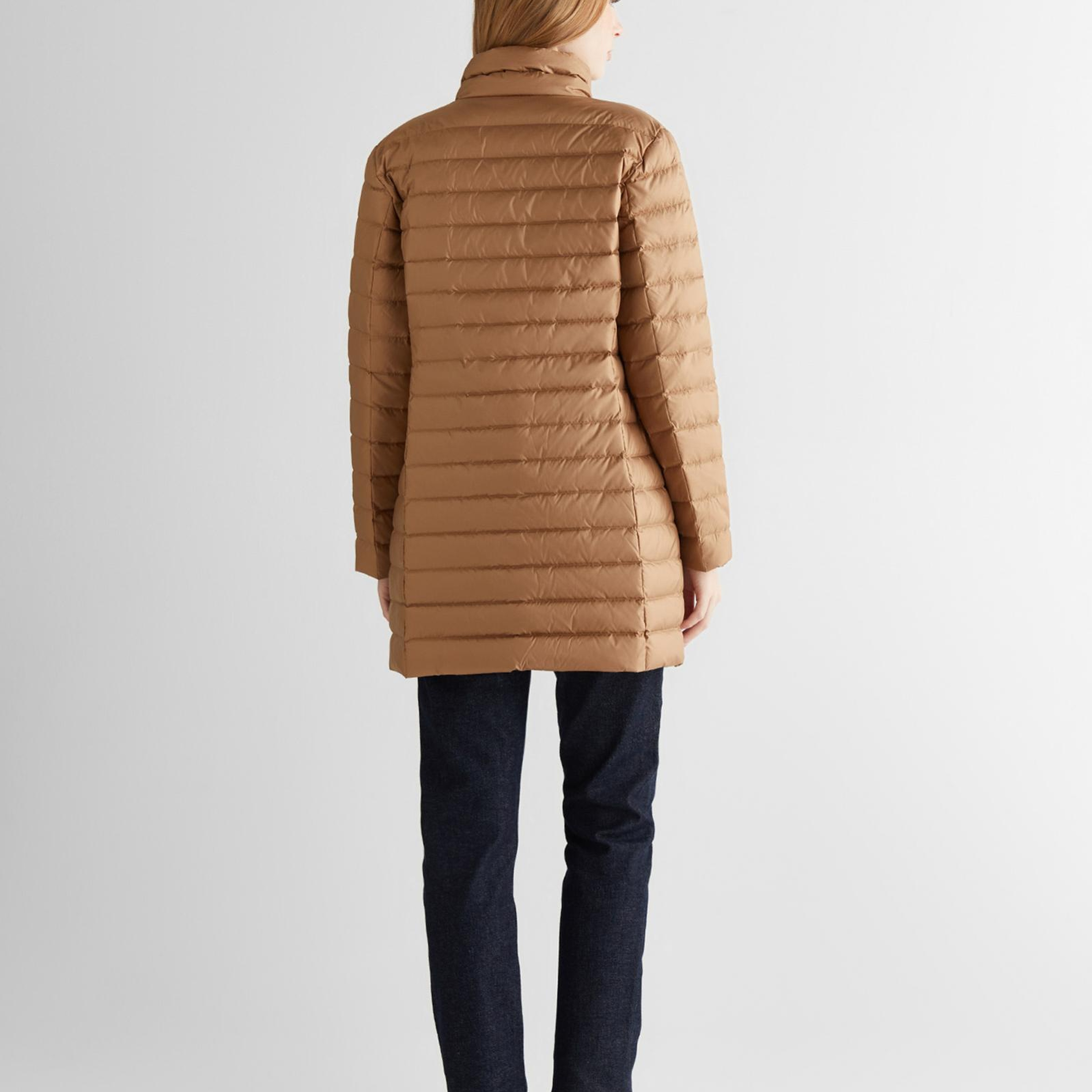 GANT Kadın Bej Regular Fit Fermuarlı Mont