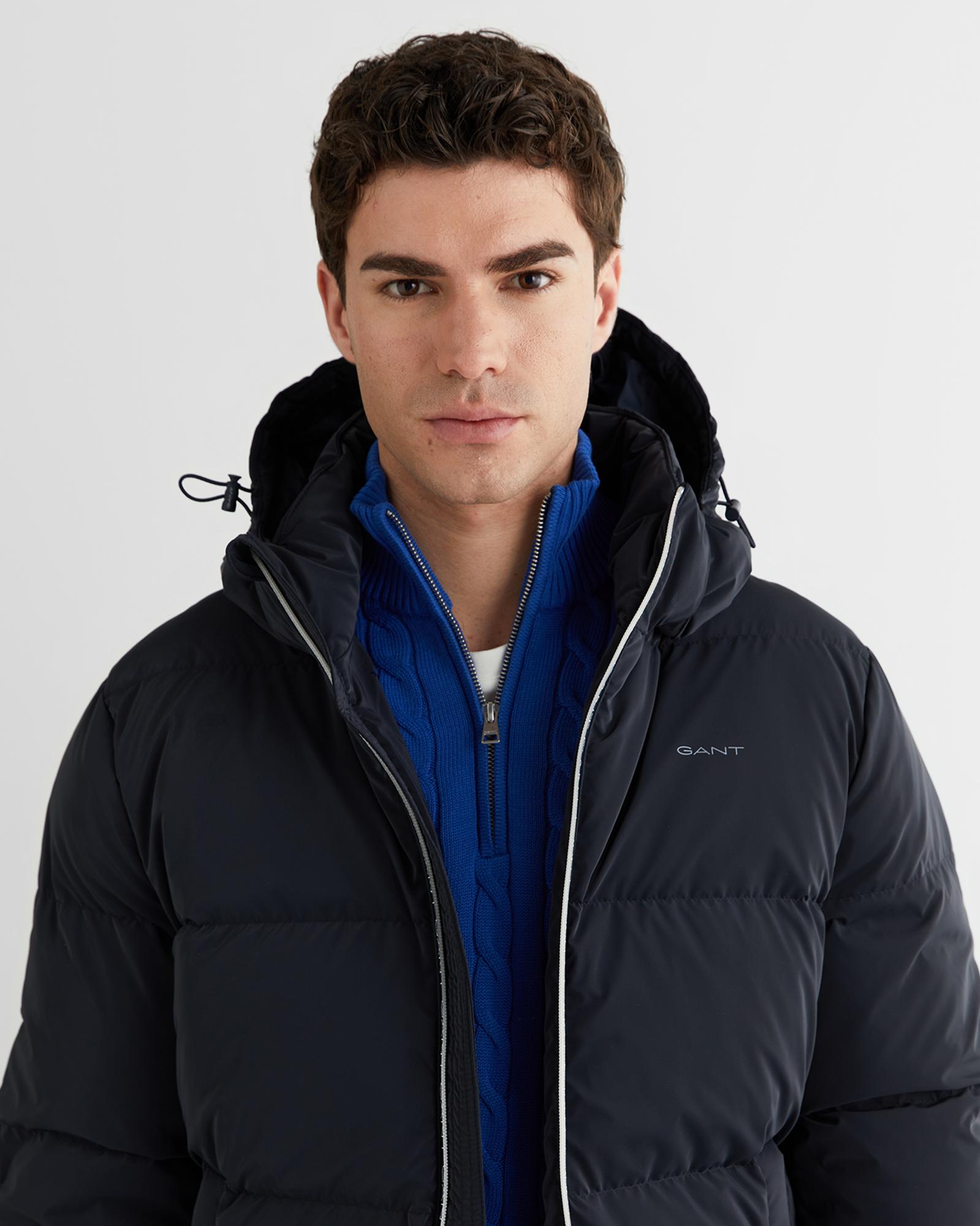 GANT Erkek Lacivert Regular Fit Fermuarlı Ceket