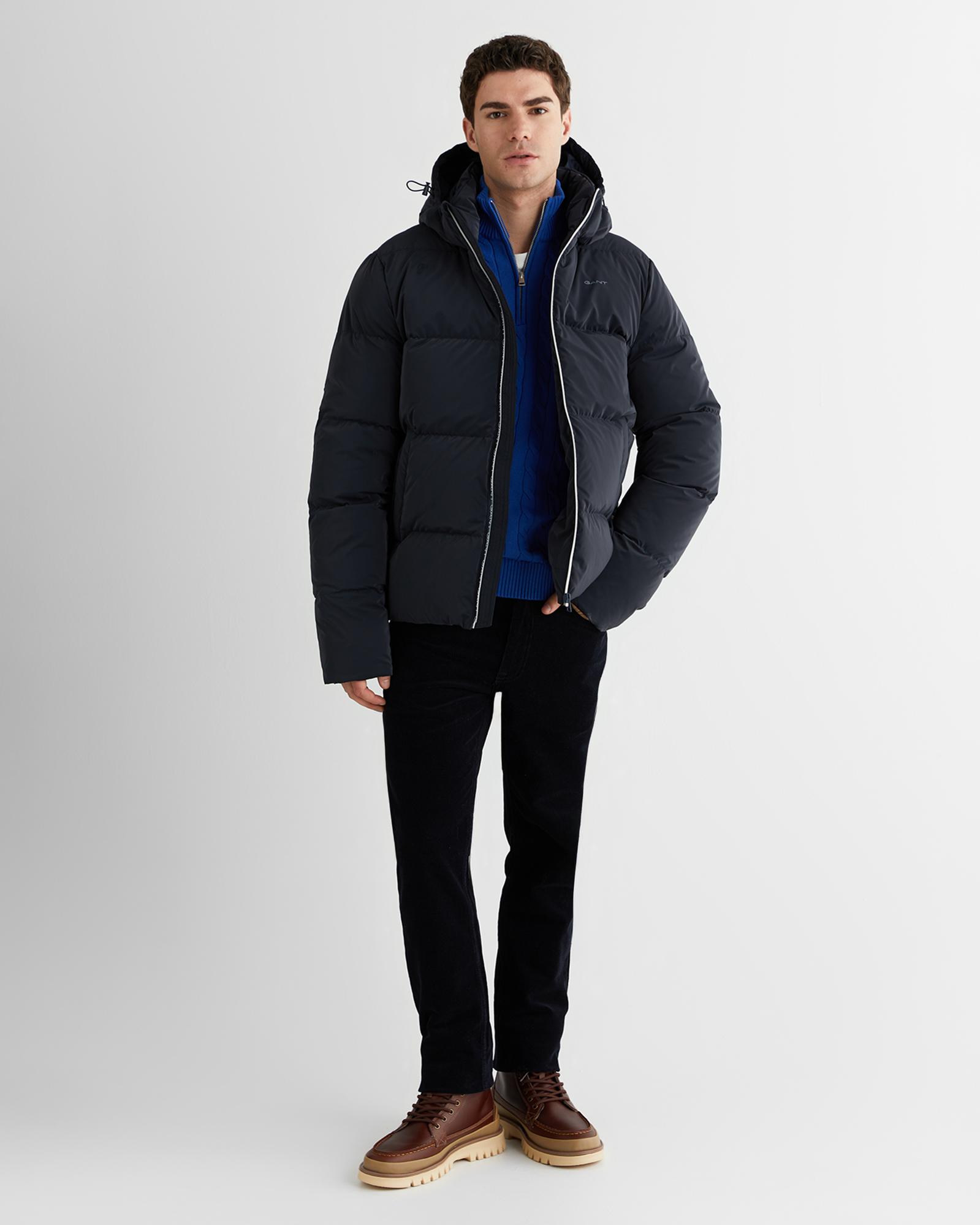 GANT Erkek Lacivert Regular Fit Fermuarlı Ceket