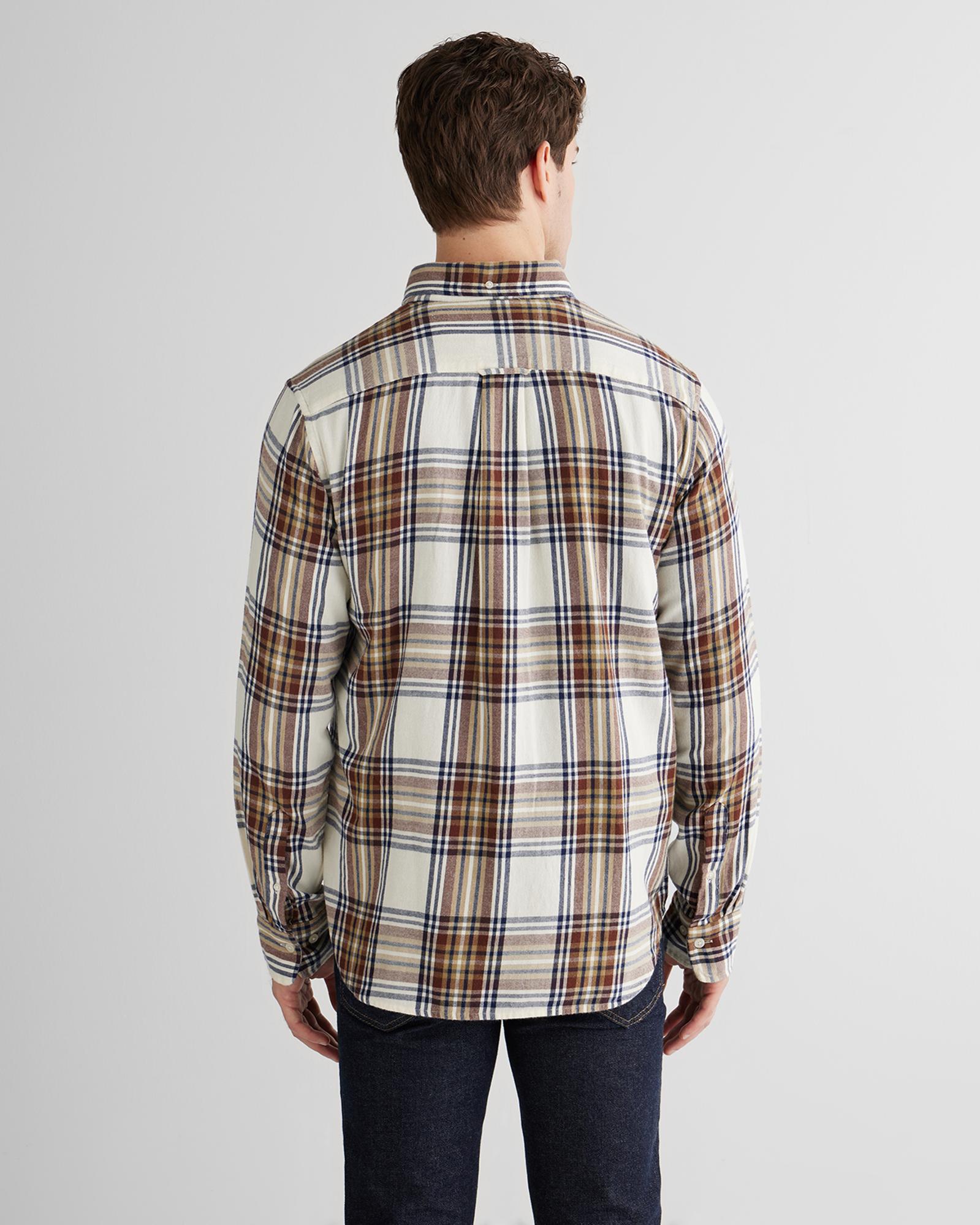 GANT Erkek Krem Regular Fit Düğmeli Gömlek