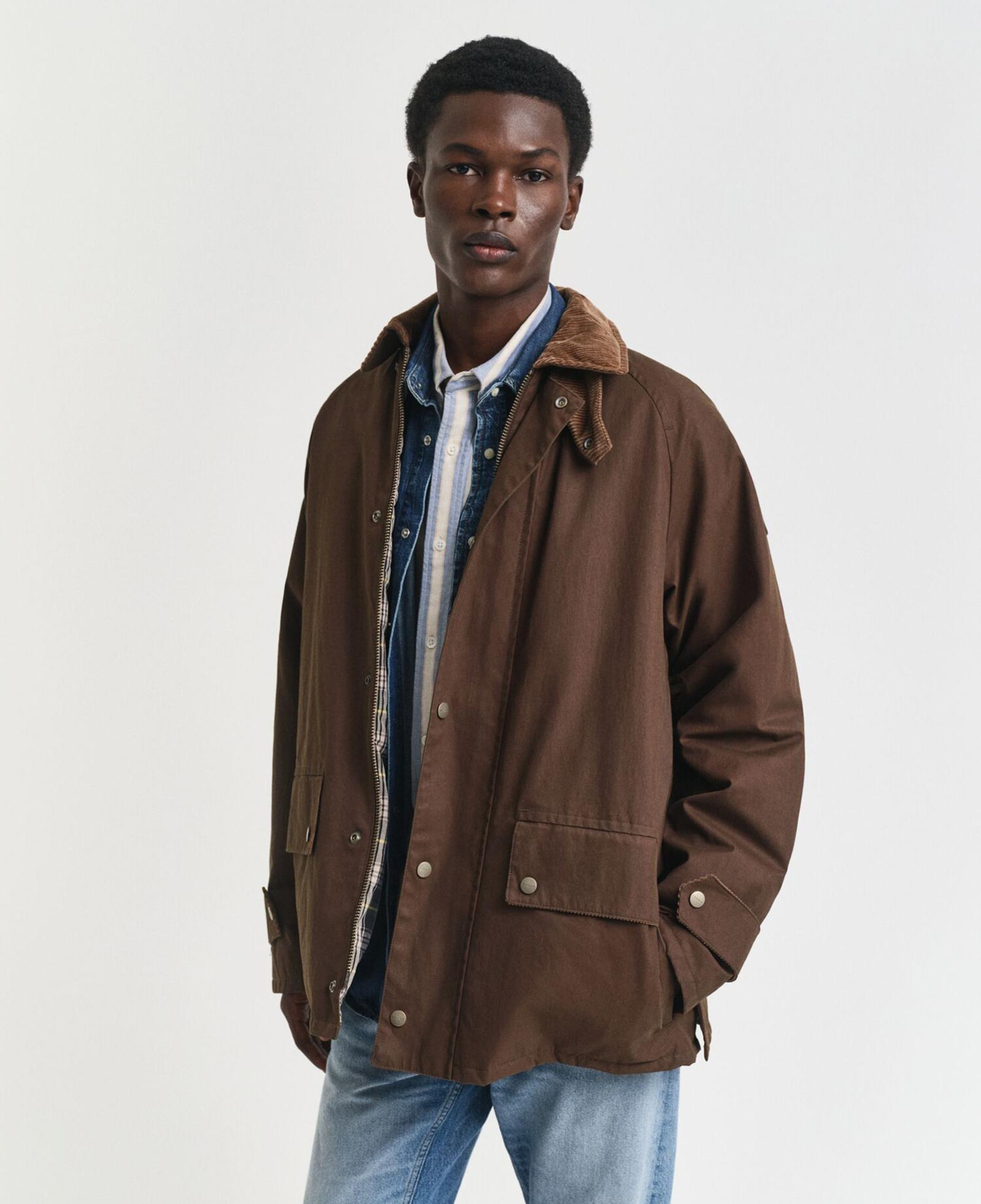 GANT Erkek Kahverengi Regular Fit  Mont