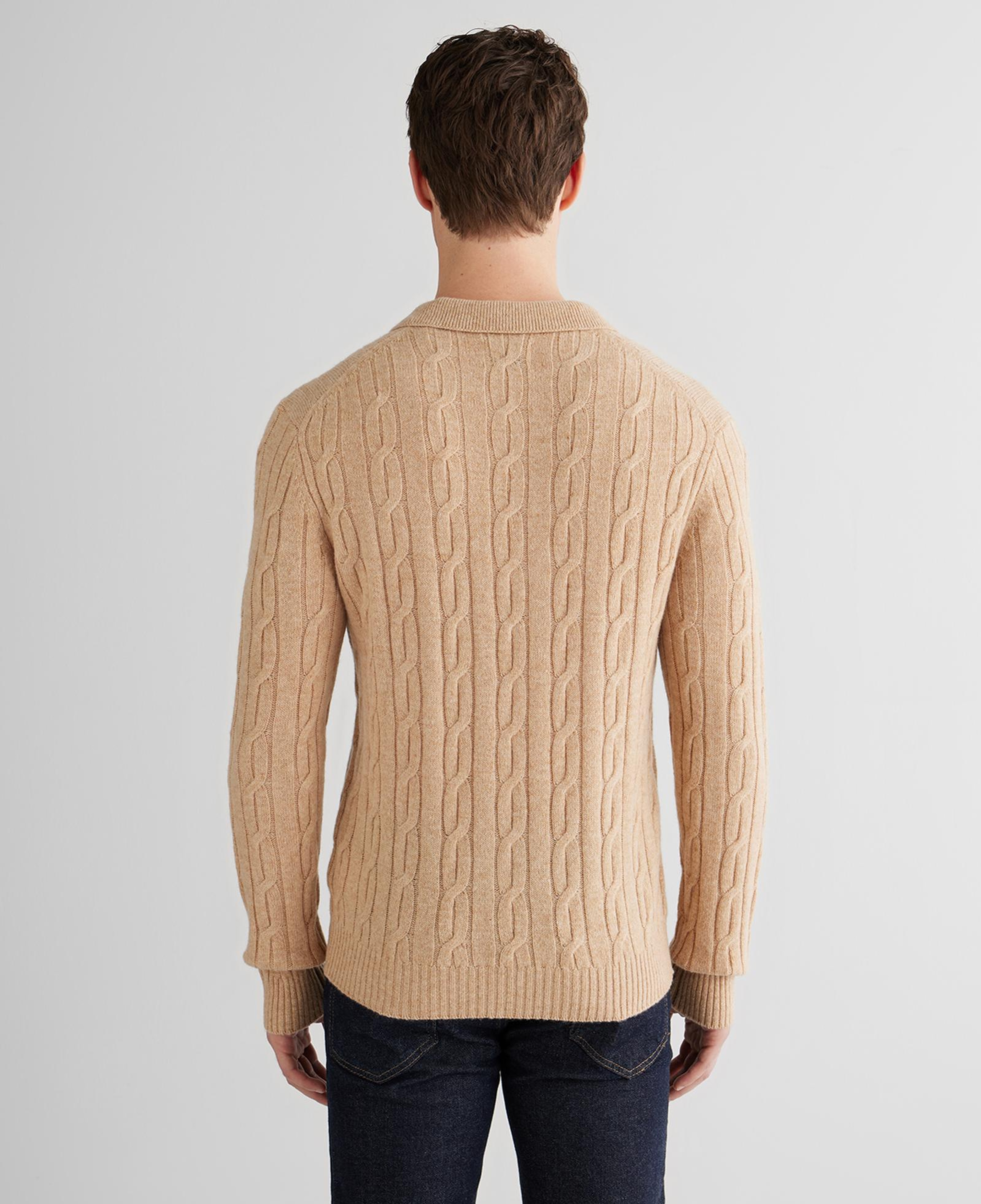GANT Erkek Bej Regular Fit Polo Yaka Triko