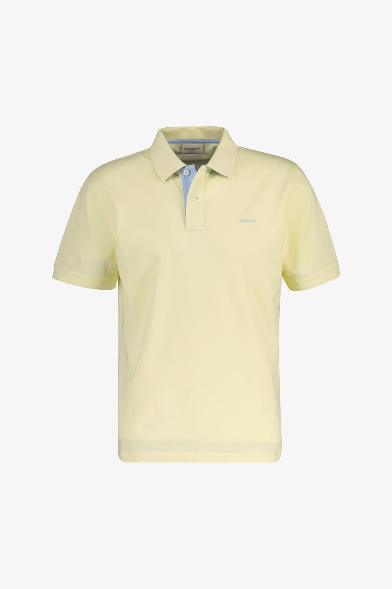 GANT Erkek Sarı Regular Fit Polo Yaka T-Shirt