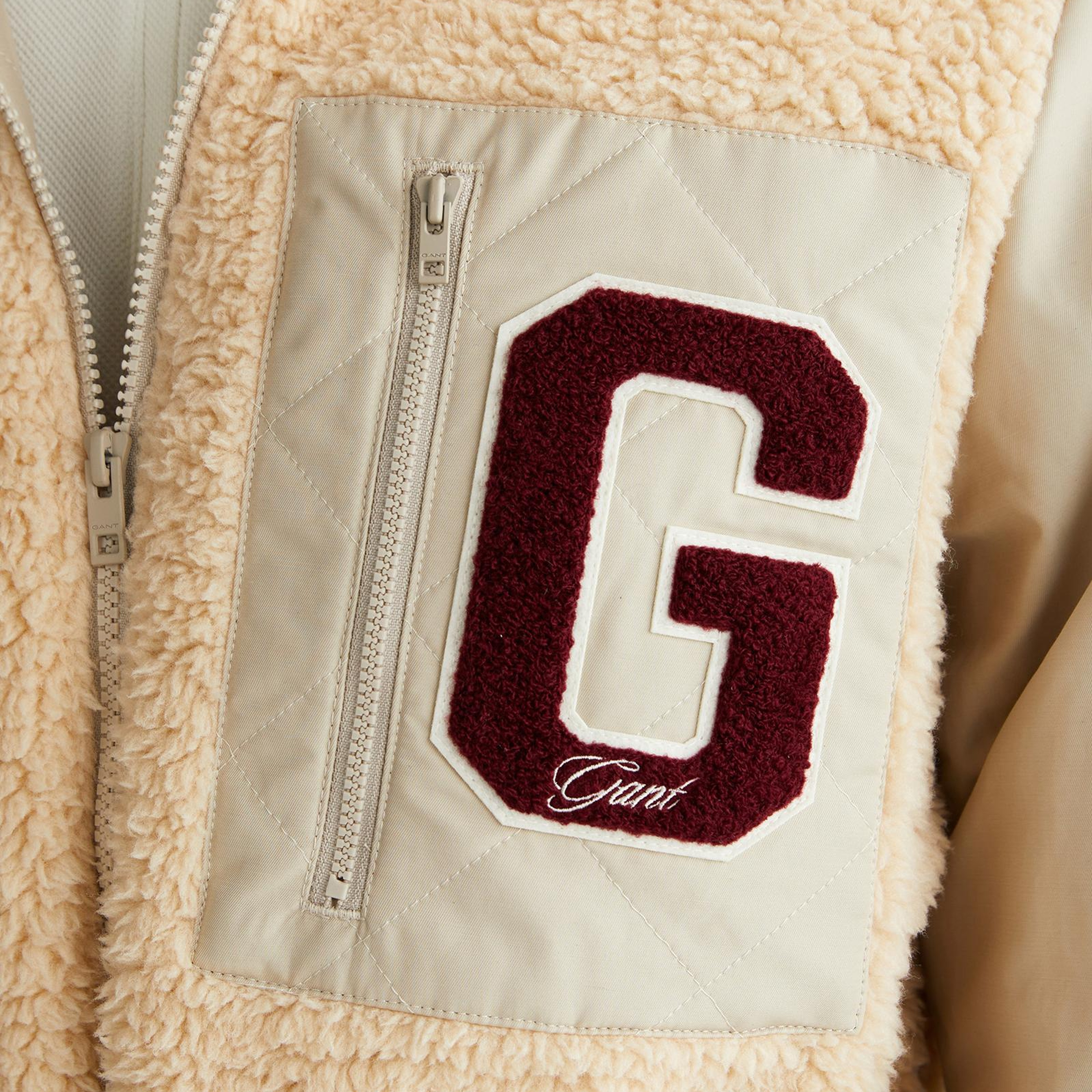 GANT Kadın Krem Polar Ceket
