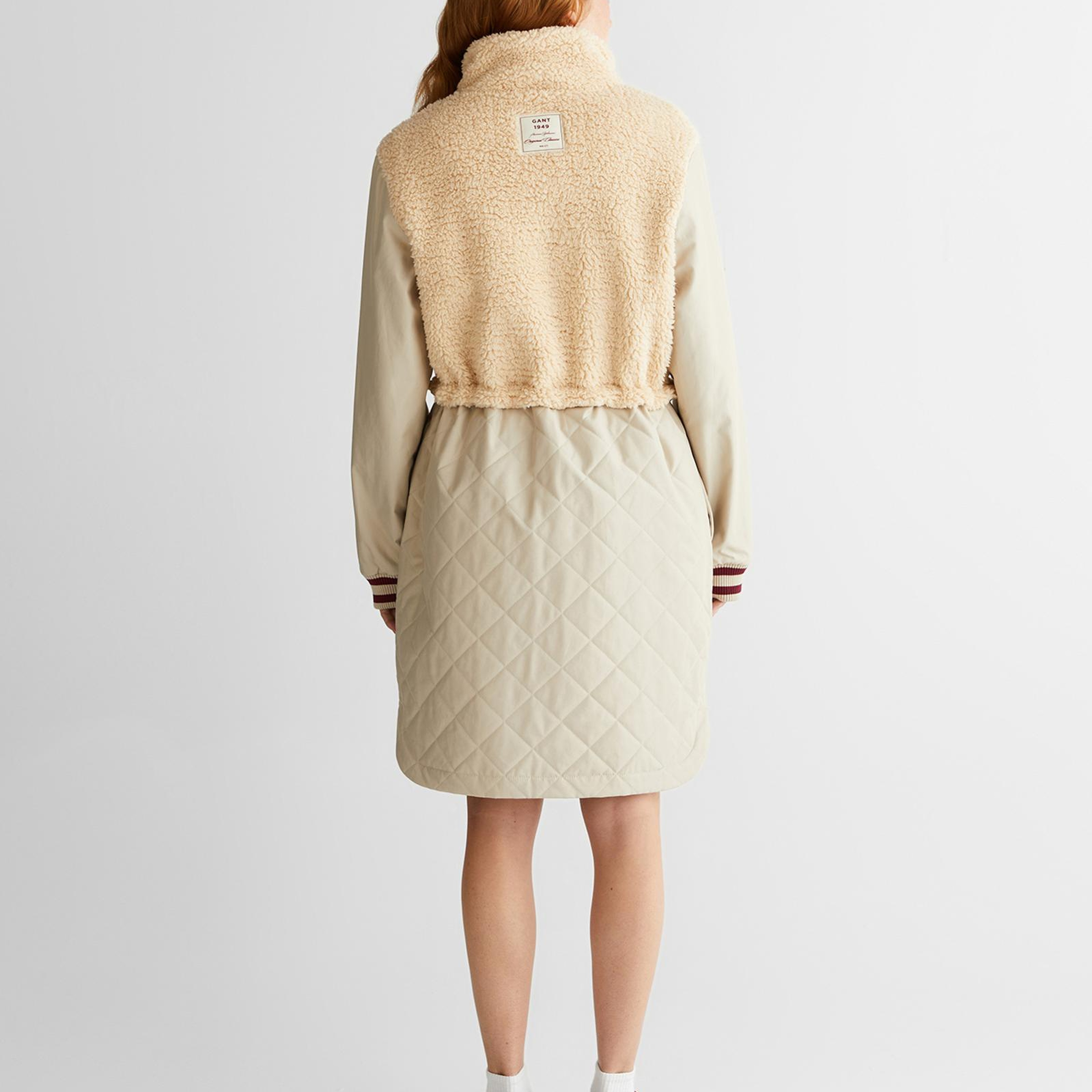 GANT Kadın Krem Polar Ceket