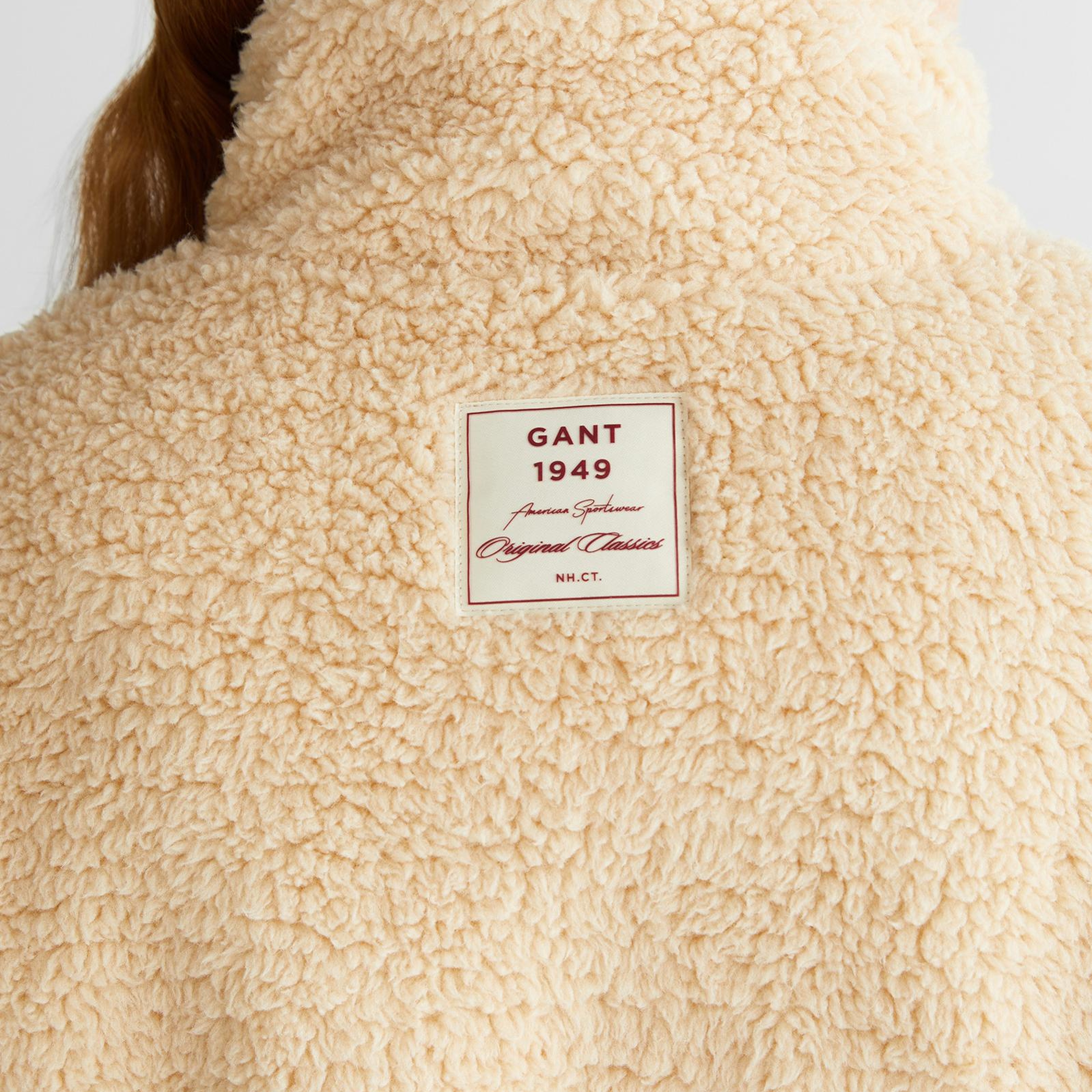GANT Kadın Krem Polar Ceket