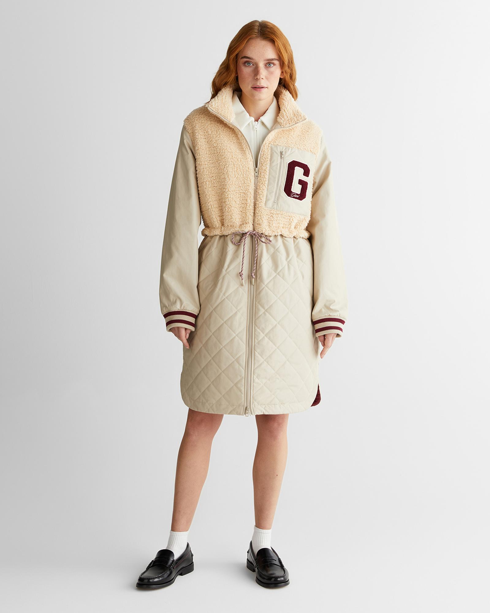 GANT Kadın Krem Polar Ceket