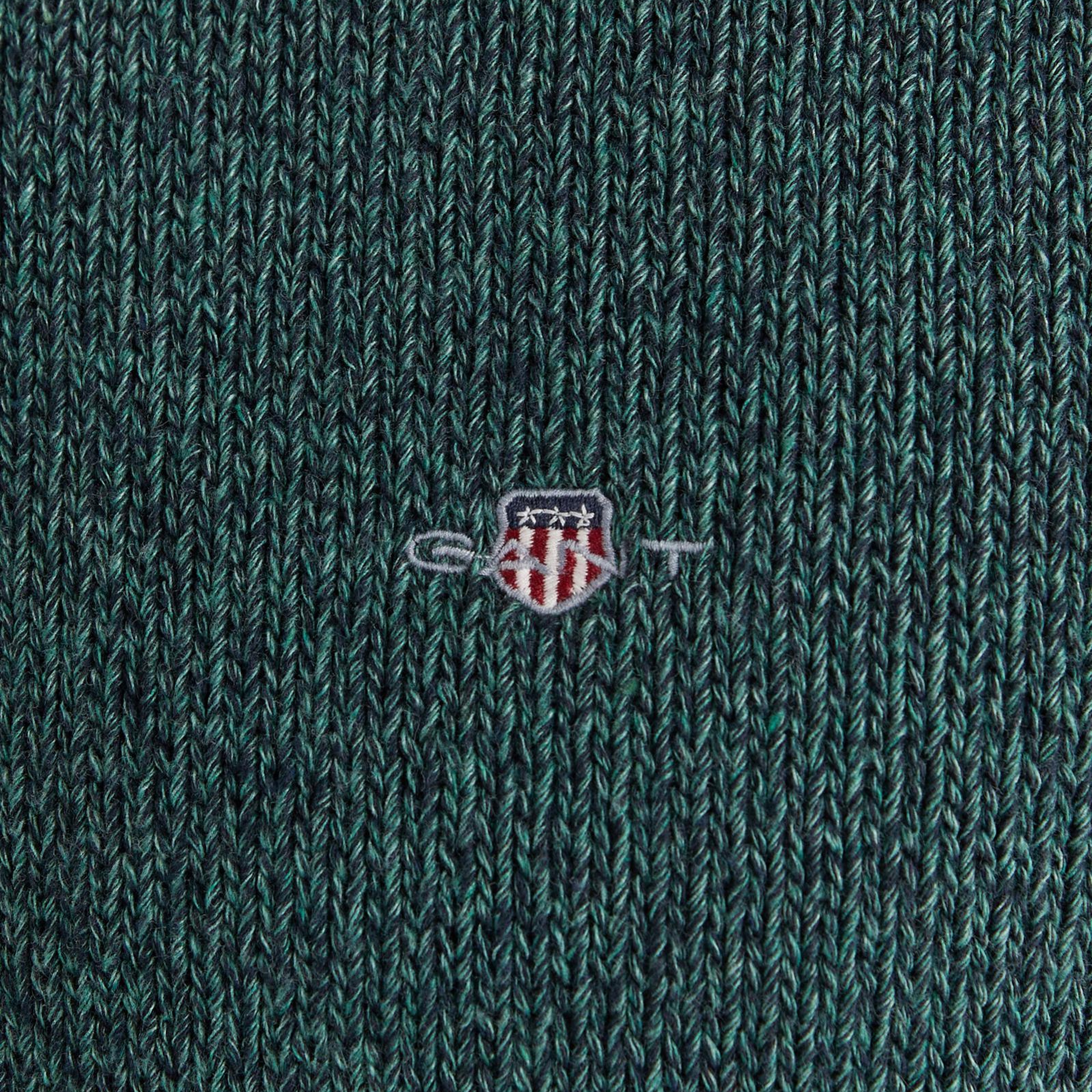 GANT Erkek Yeşil Relaxed Fit Bisiklet Yaka Triko