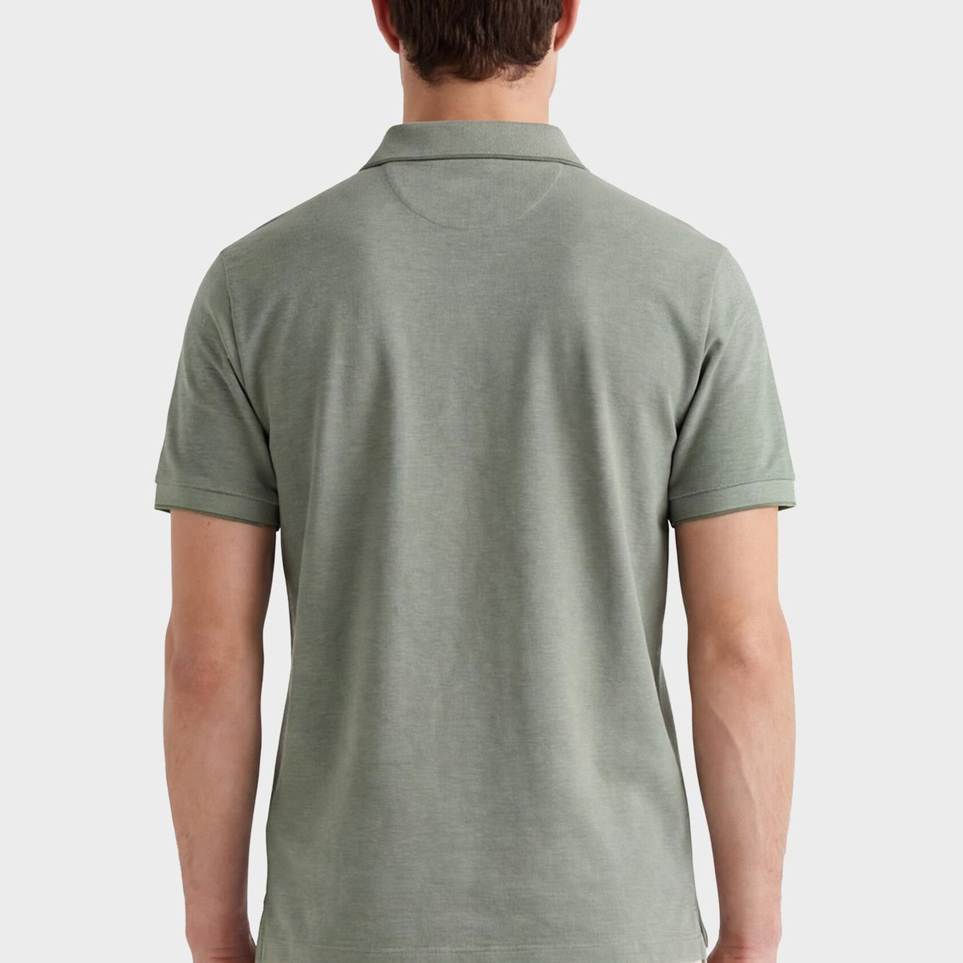 GANT Erkek Yeşil Regular Fit Polo Yaka T-Shirt