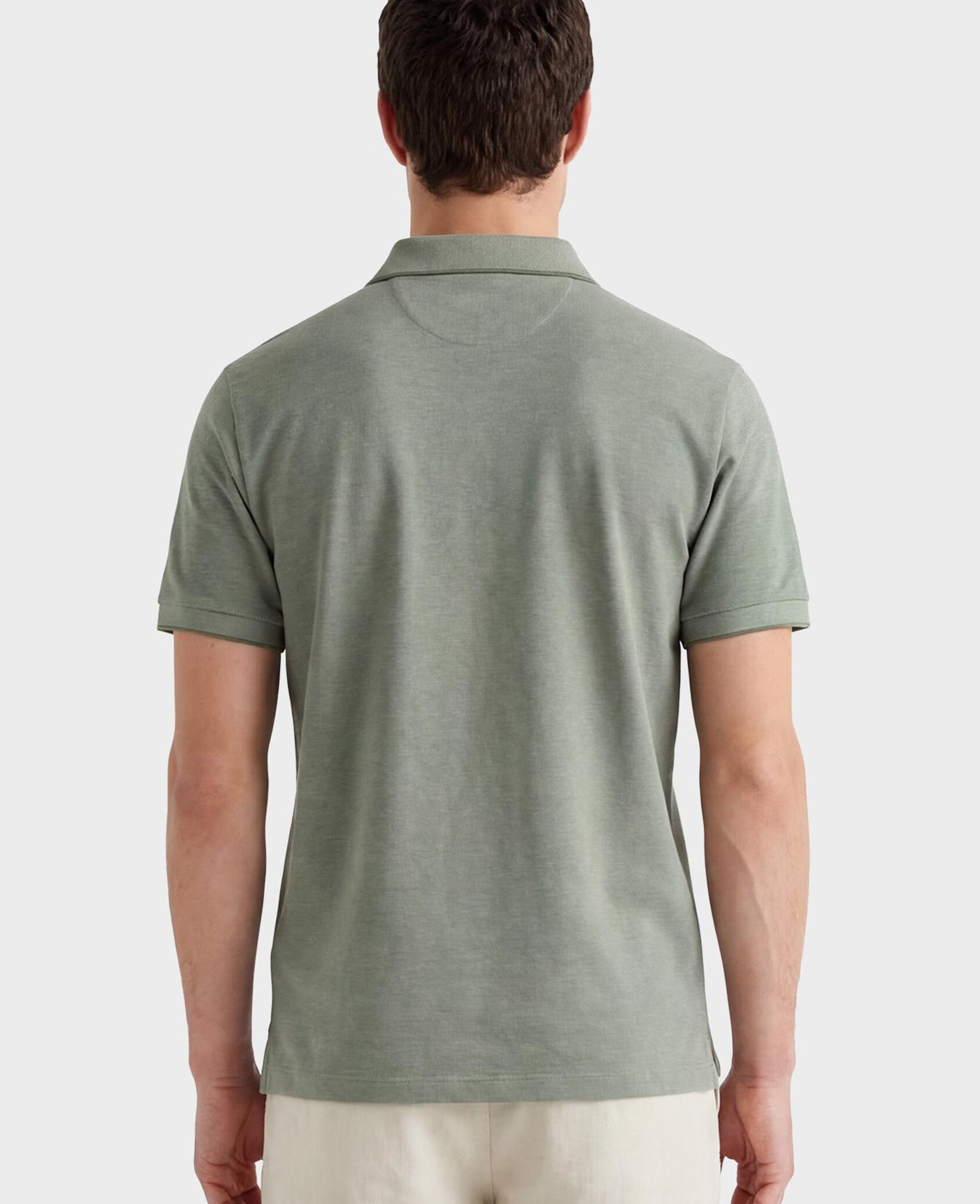 GANT Erkek Yeşil Regular Fit Polo Yaka T-Shirt