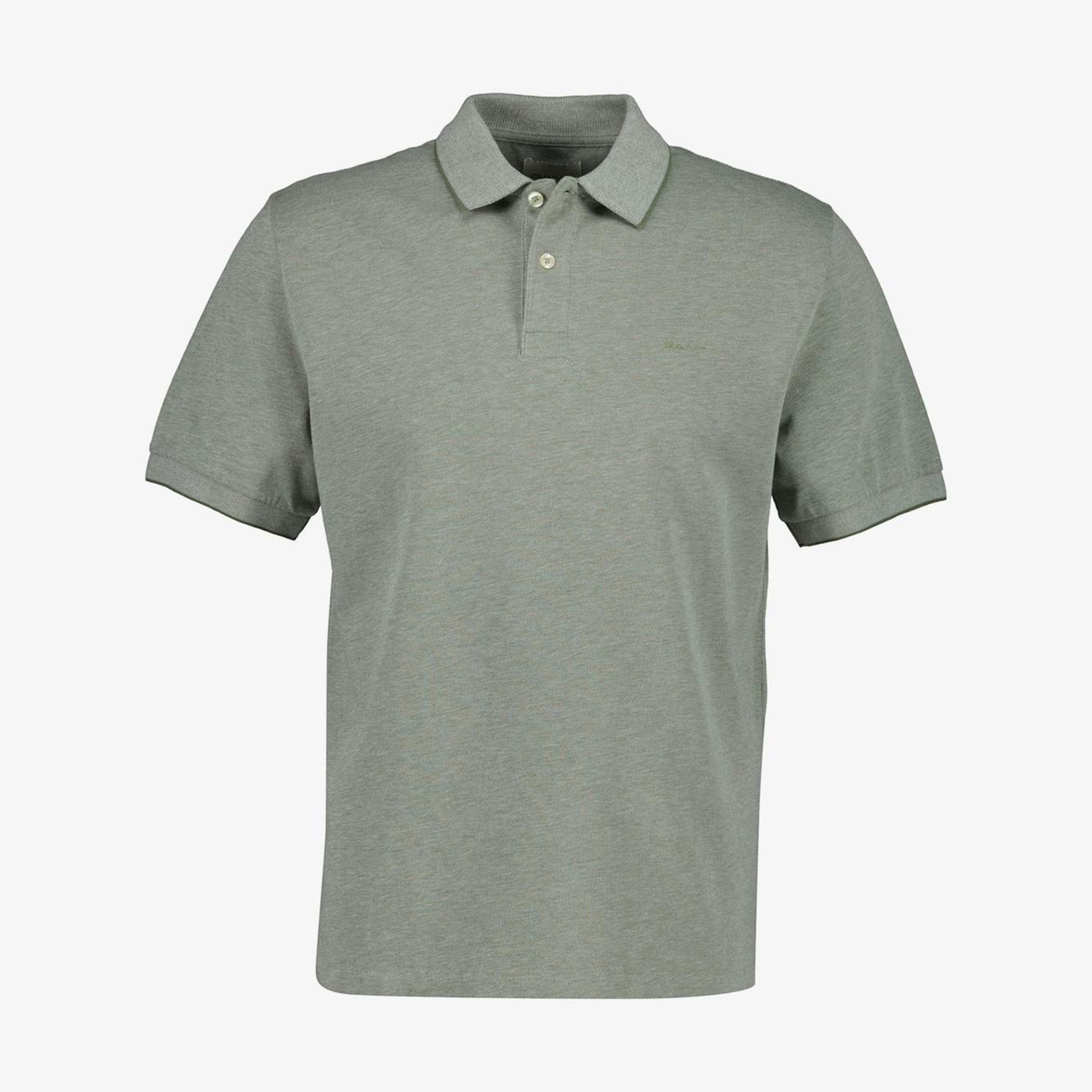 GANT Erkek Yeşil Regular Fit Polo Yaka T-Shirt