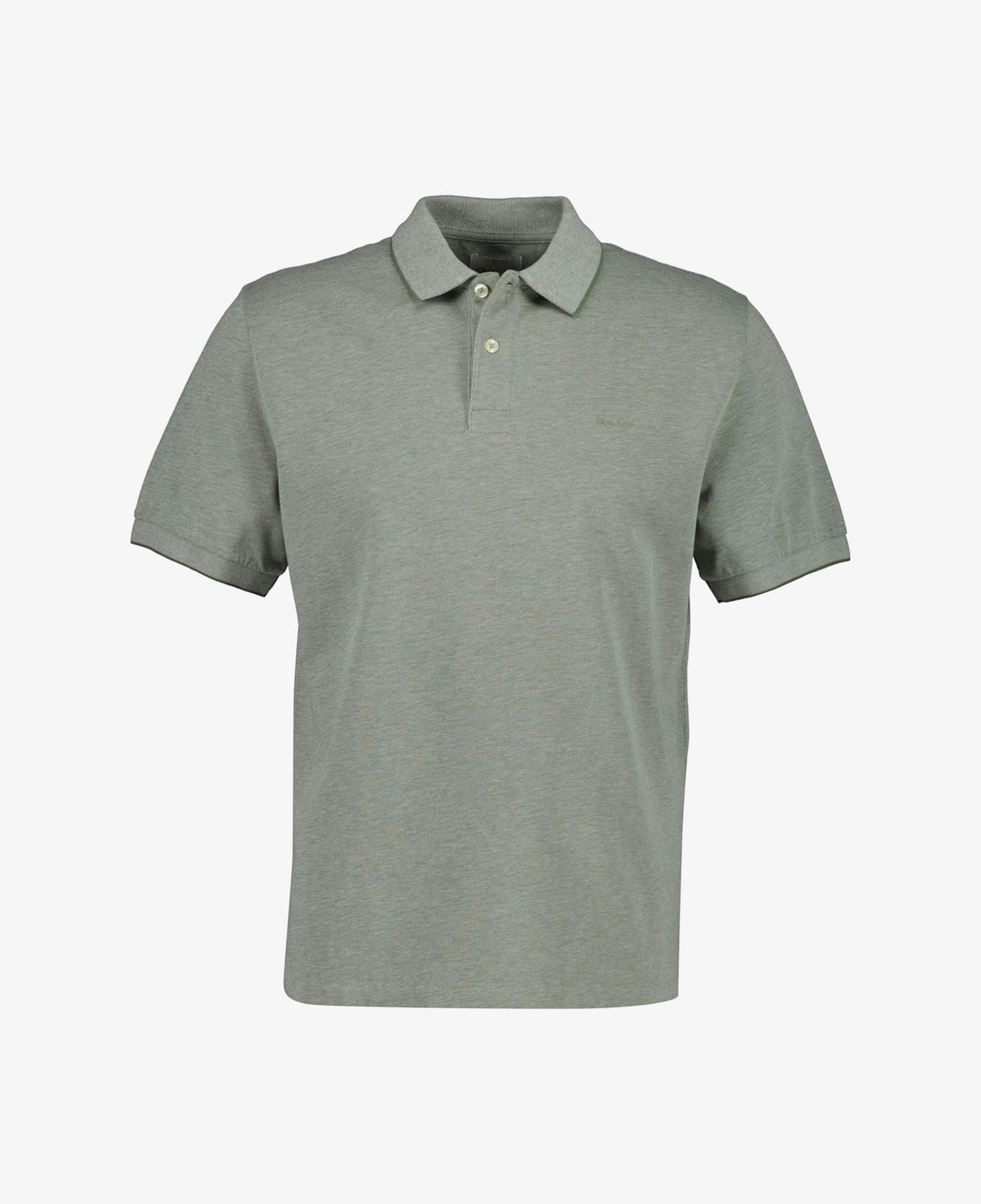 GANT Erkek Yeşil Regular Fit Polo Yaka T-Shirt