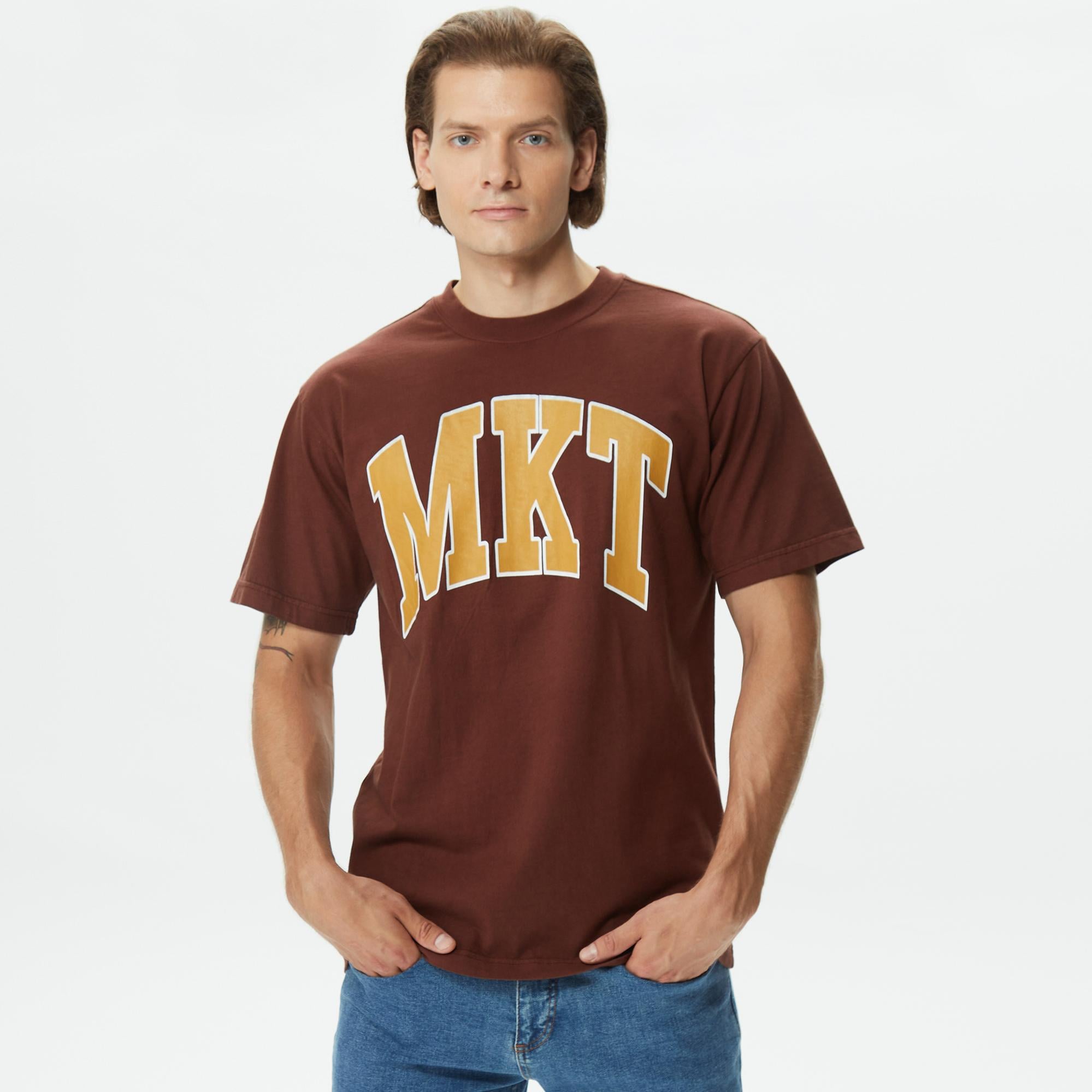 Market MKT Arc Erkek Kahverengi T-Shirt