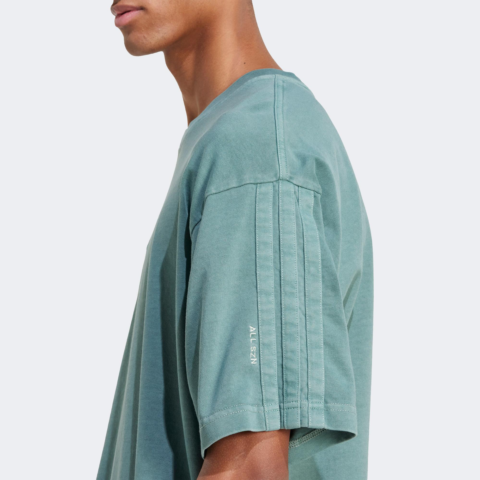 adidas All SZN Washed Yeşil Tişört