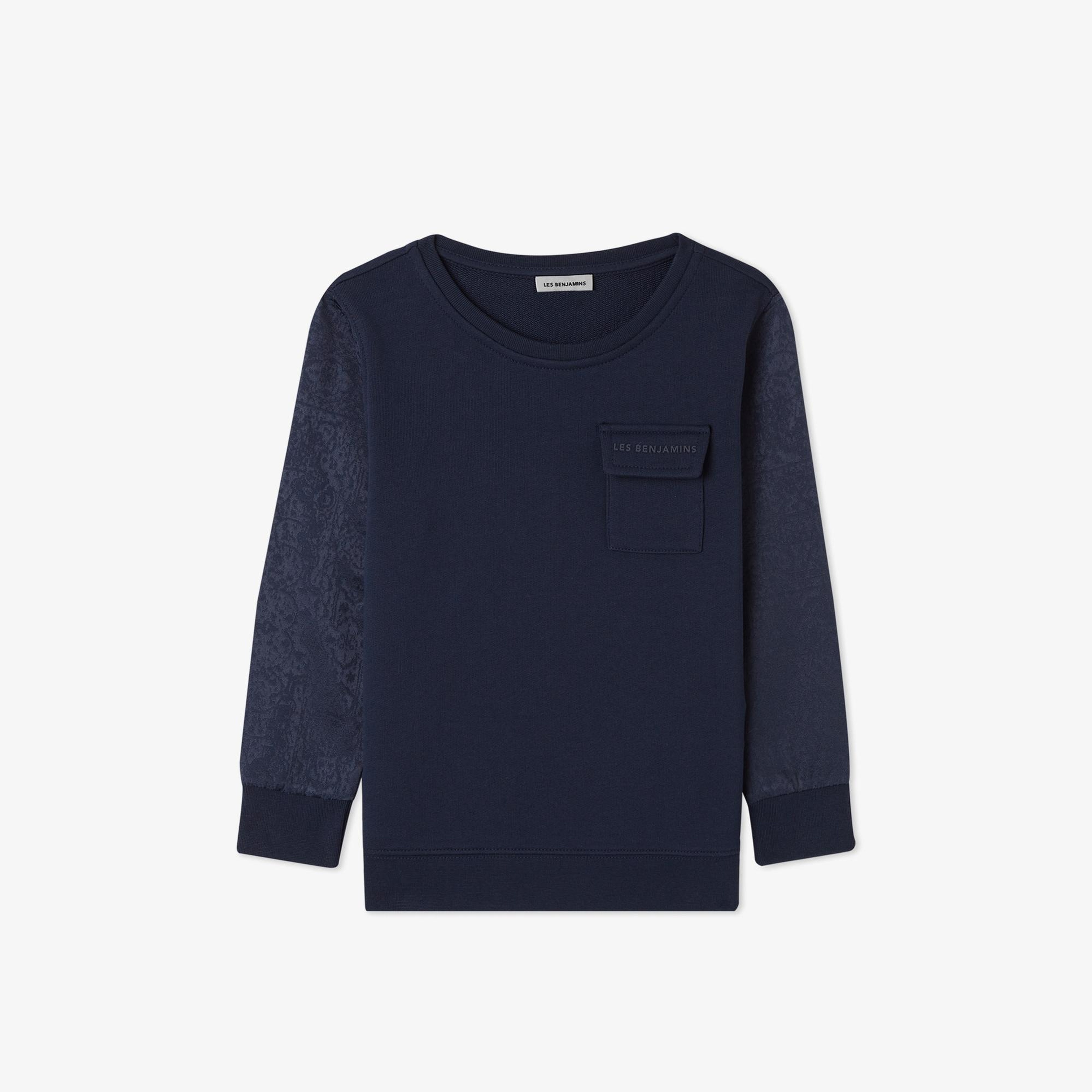 Les Benjamins 402 Çocuk Lacivert Sweatshirt