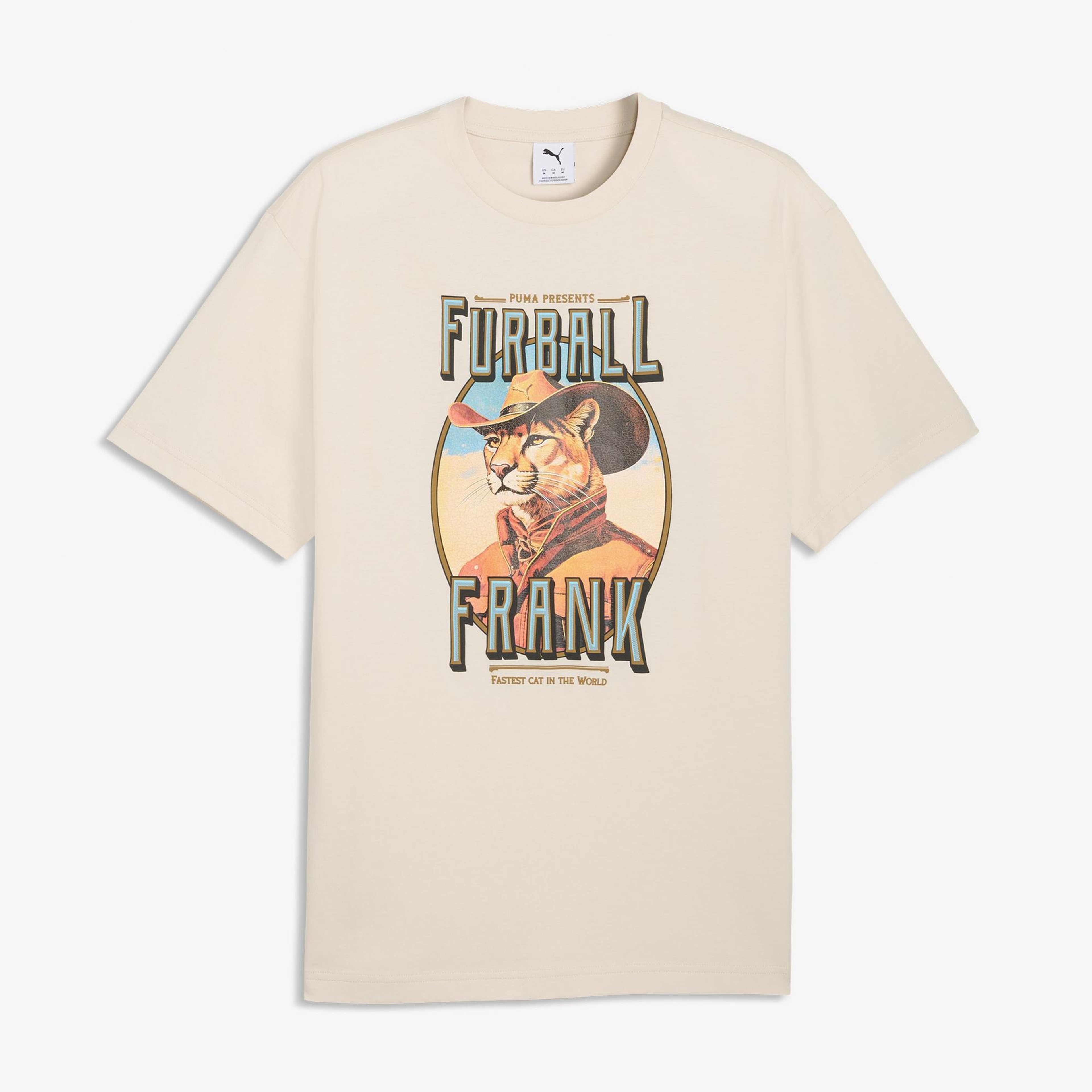 Puma Graphic Erkek Beyaz T-Shirt
