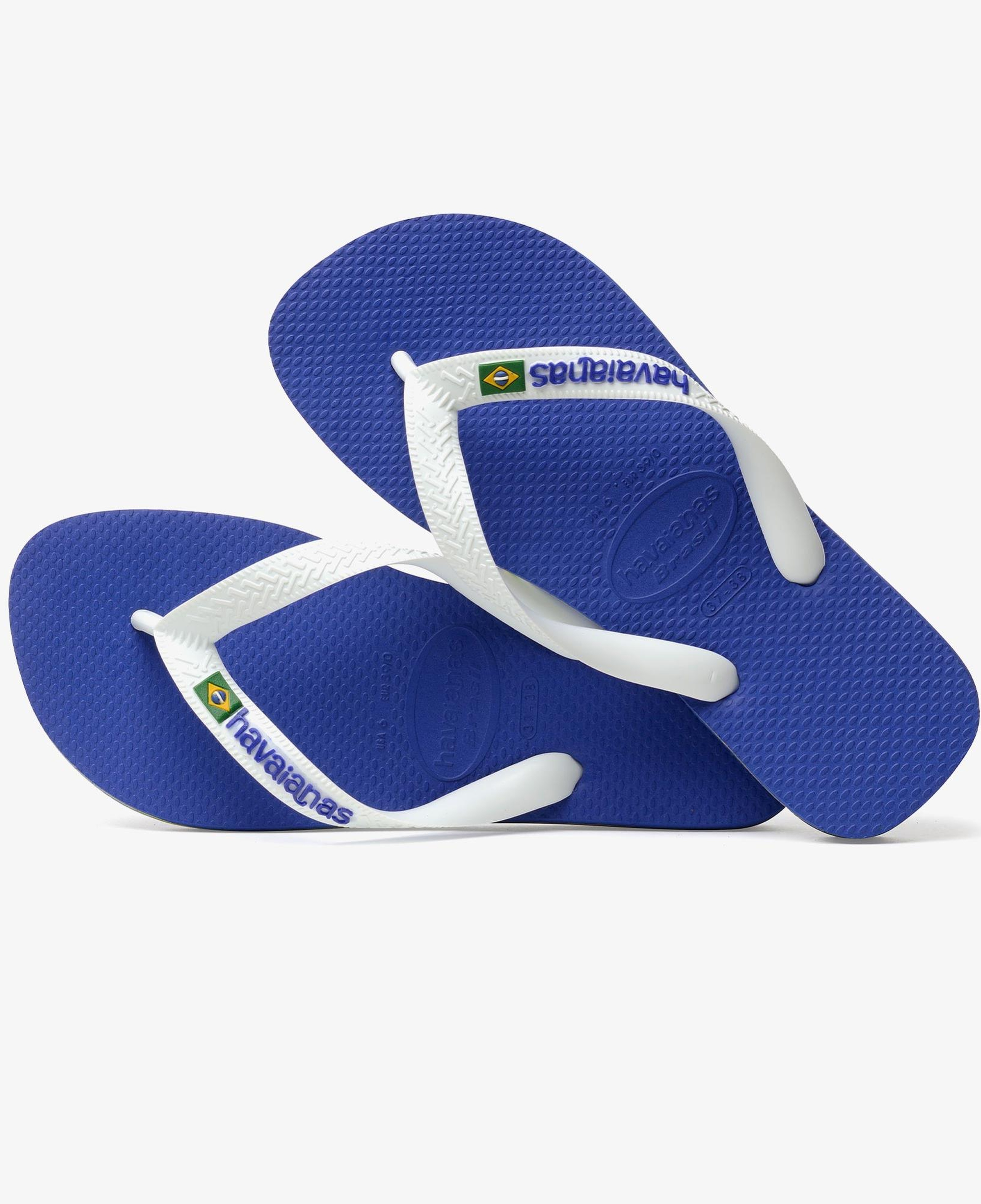 Havaianas Brasil Logo Turquois Unisex Mavi Terlik