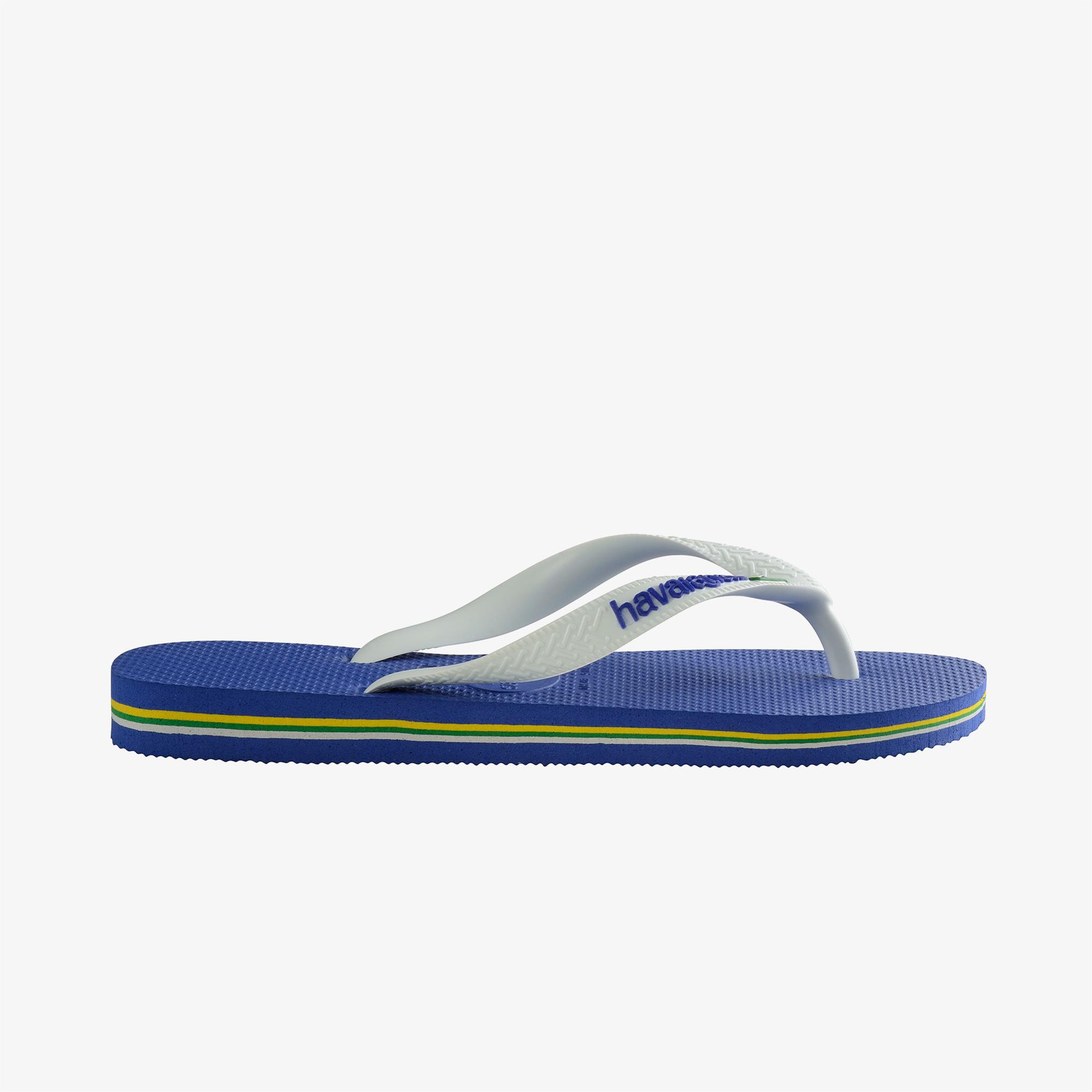 Havaianas Brasil Logo Turquois Unisex Mavi Terlik