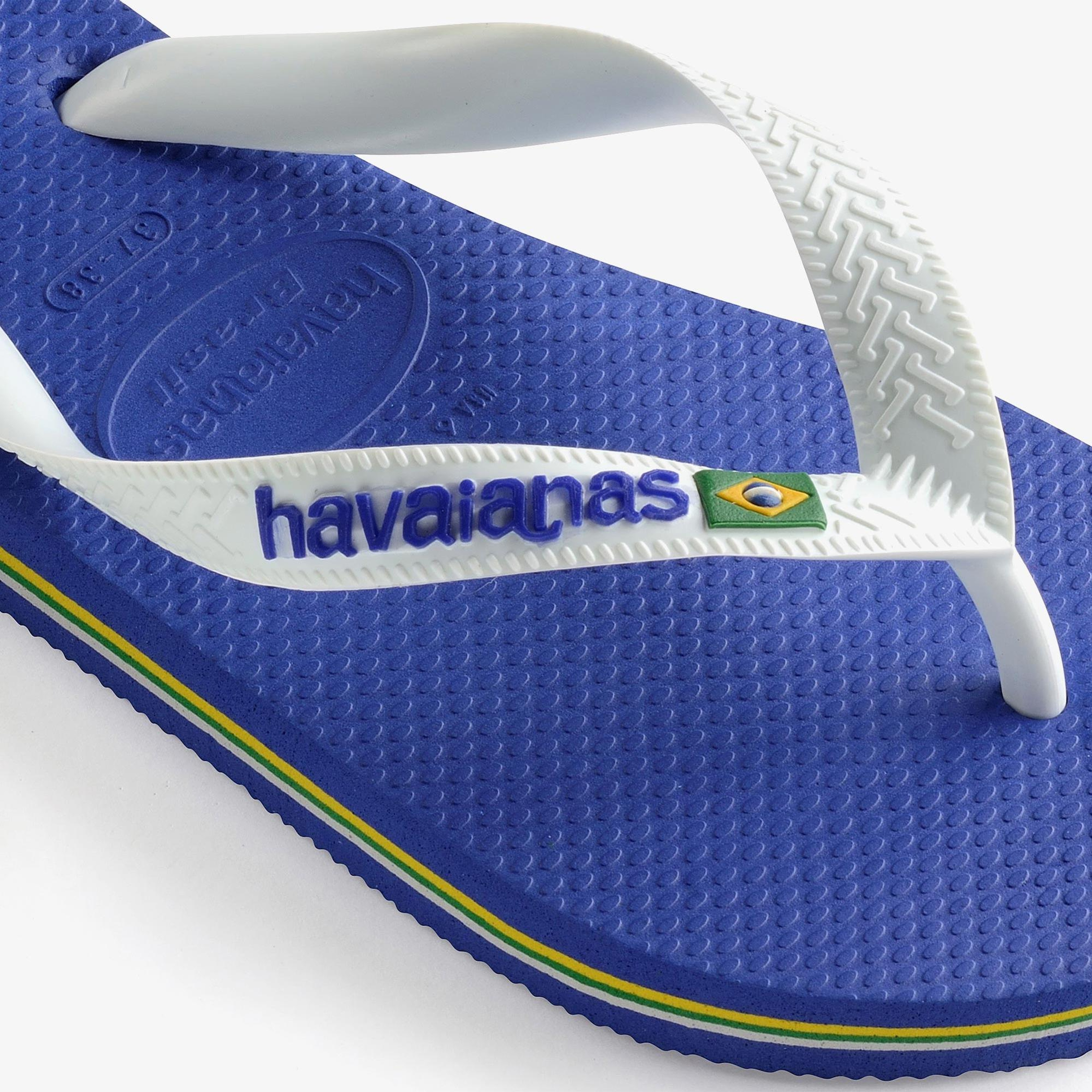 Havaianas Brasil Logo Turquois Unisex Mavi Terlik