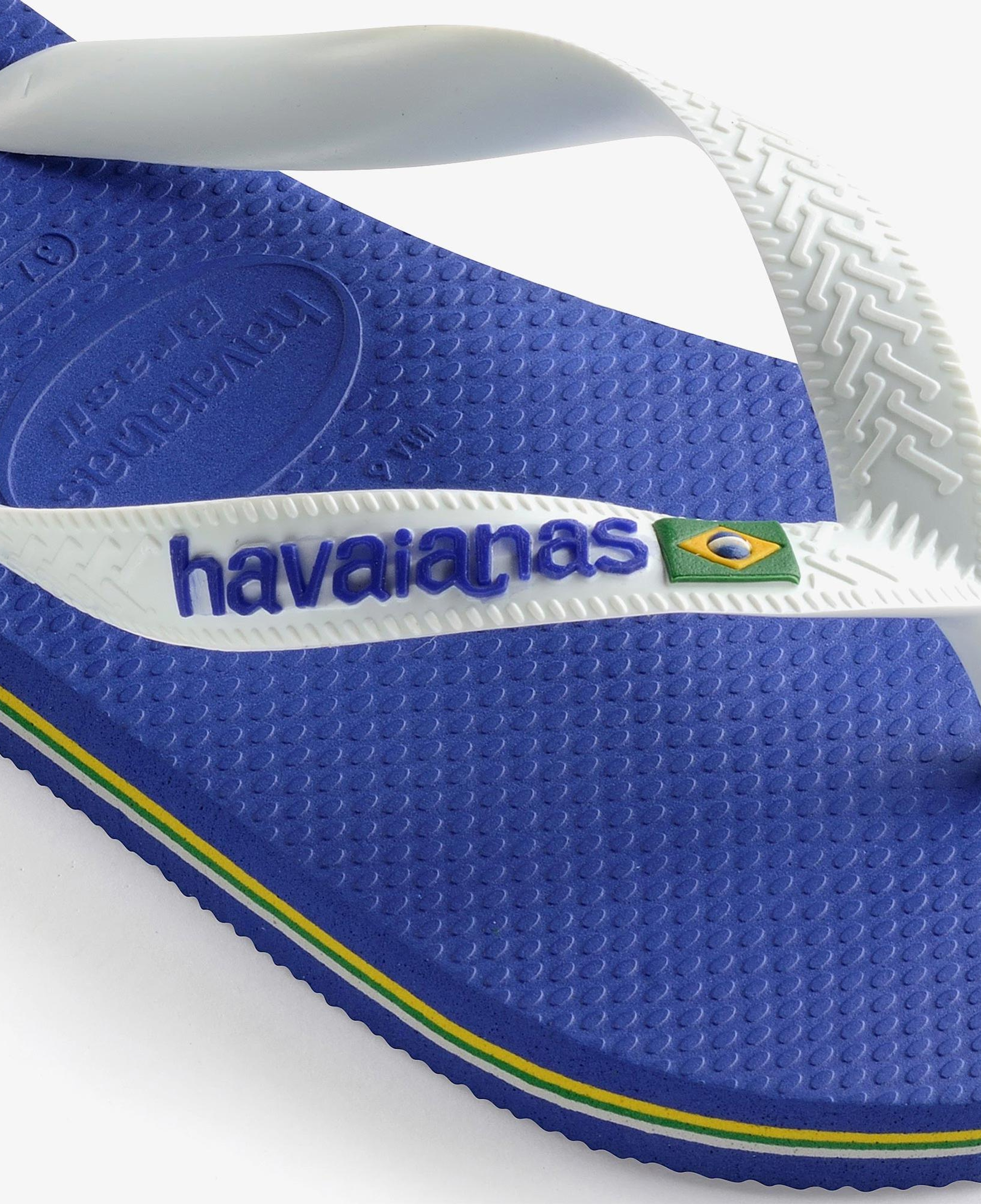 Havaianas Brasil Logo Turquois Unisex Mavi Terlik