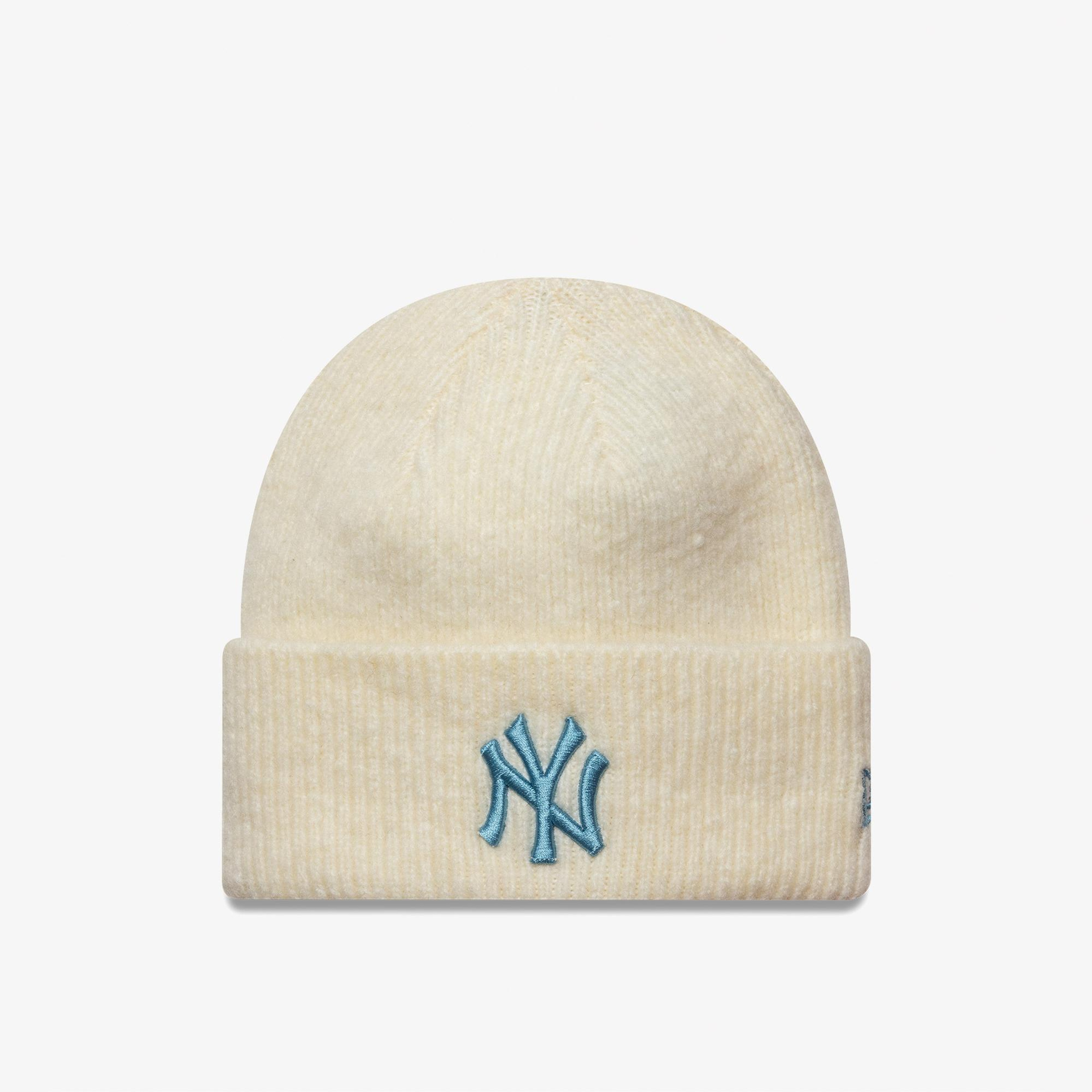 New Era New York Yankees MLB Kadın Krem Bere