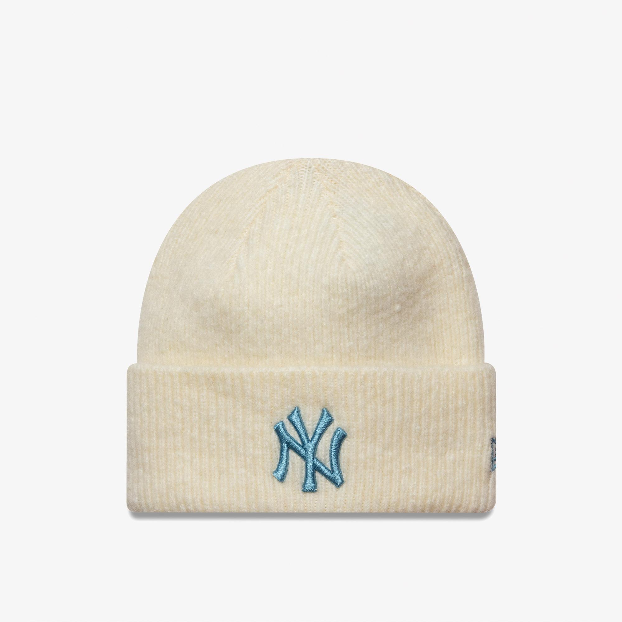 New Era New York Yankees MLB Kadın Krem Bere