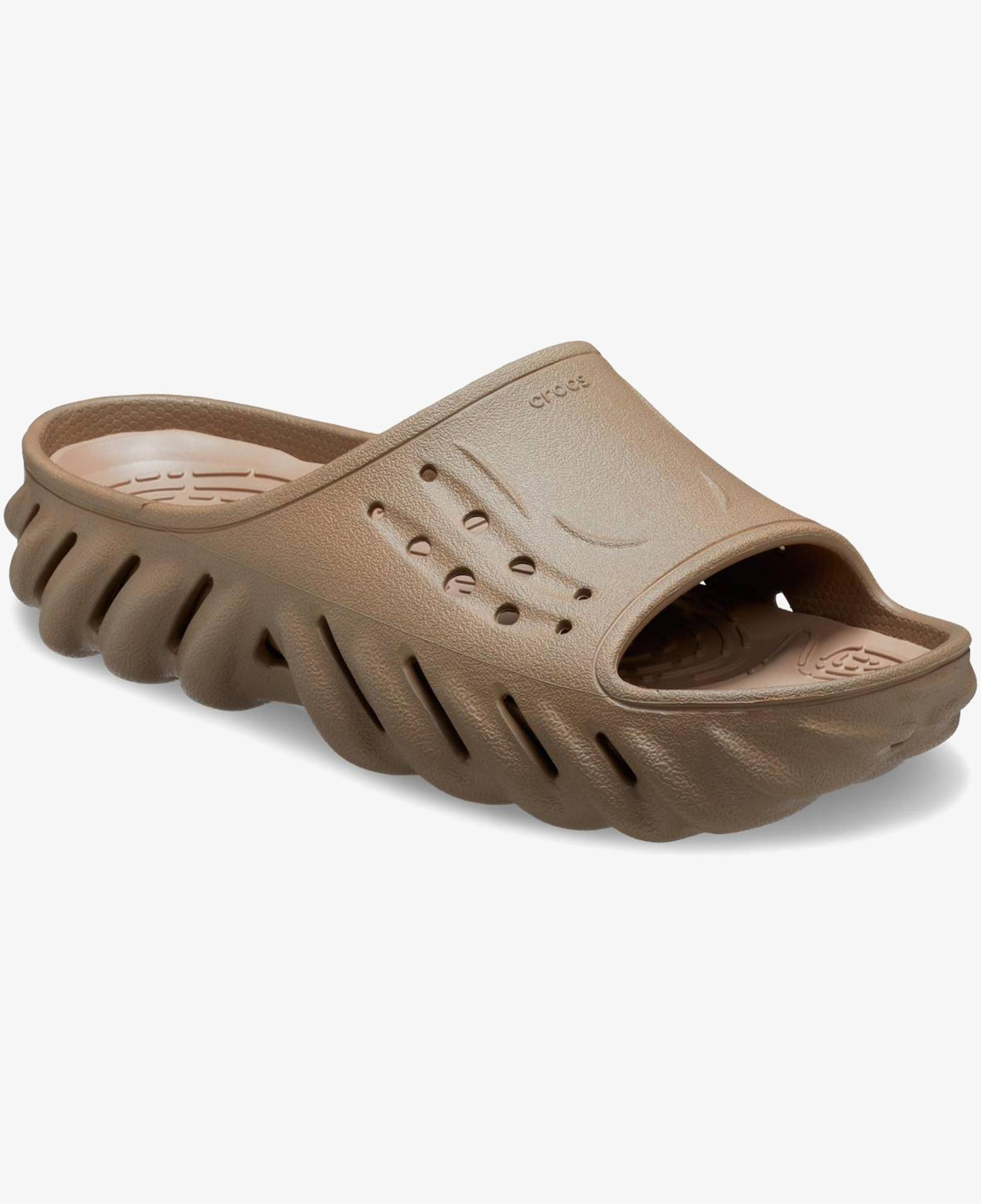 Crocs Echo Slide Unisex Kahverengi Terlik