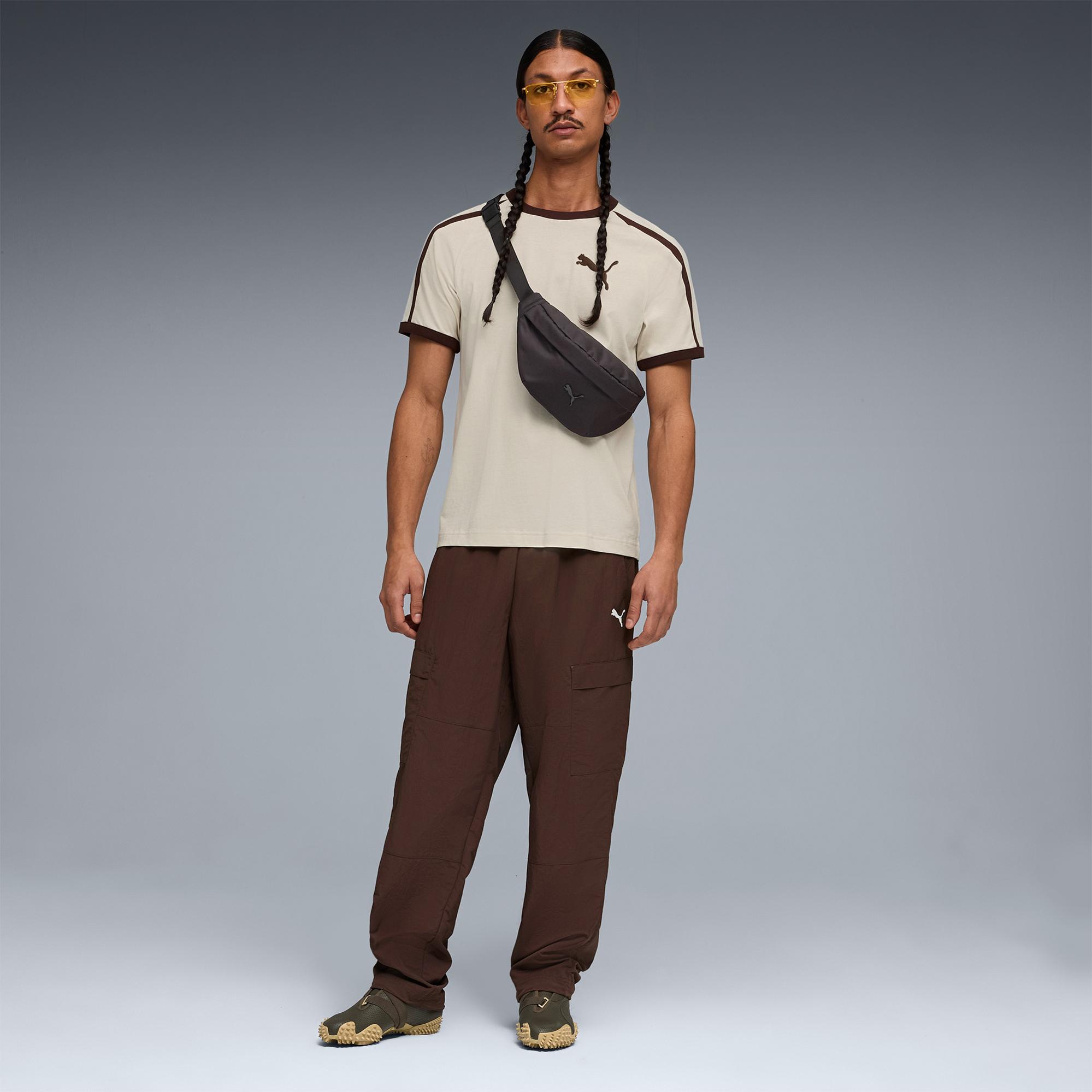 Puma T7 Ringer  Erkek Beyaz T-Shirt