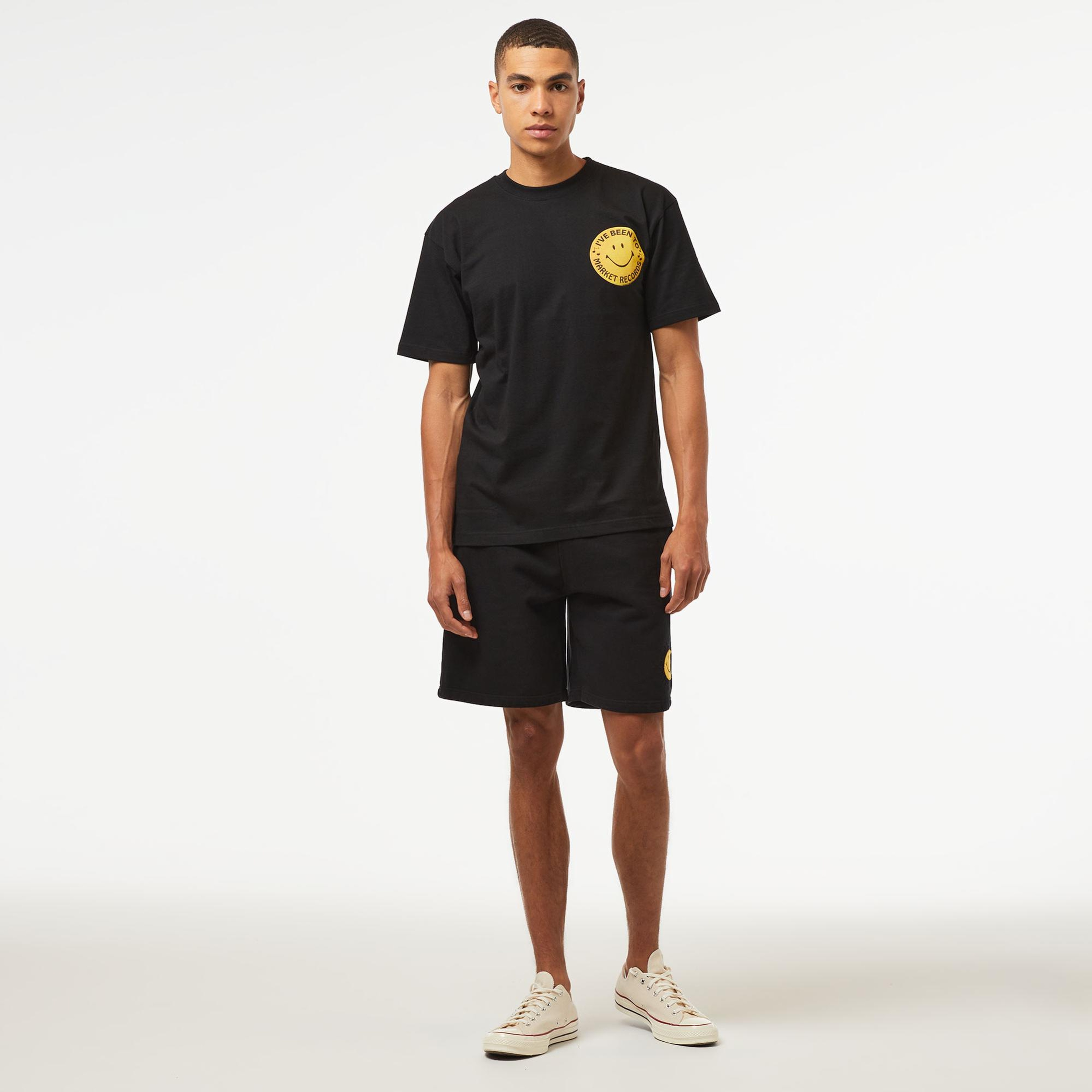 Market Smiley Afterhours Erkek Siyah T-Shirt