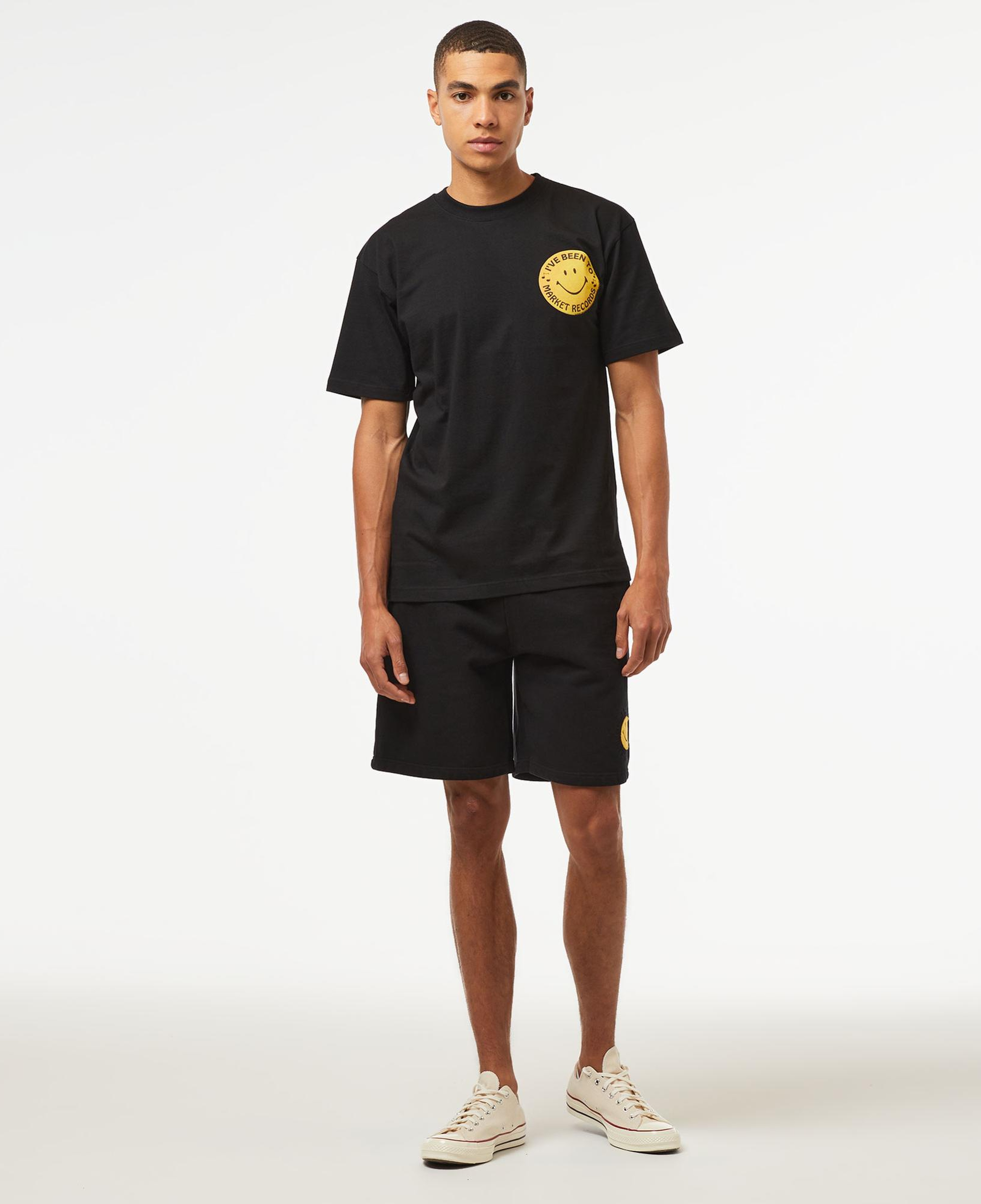Market Smiley Afterhours Erkek Siyah T-Shirt
