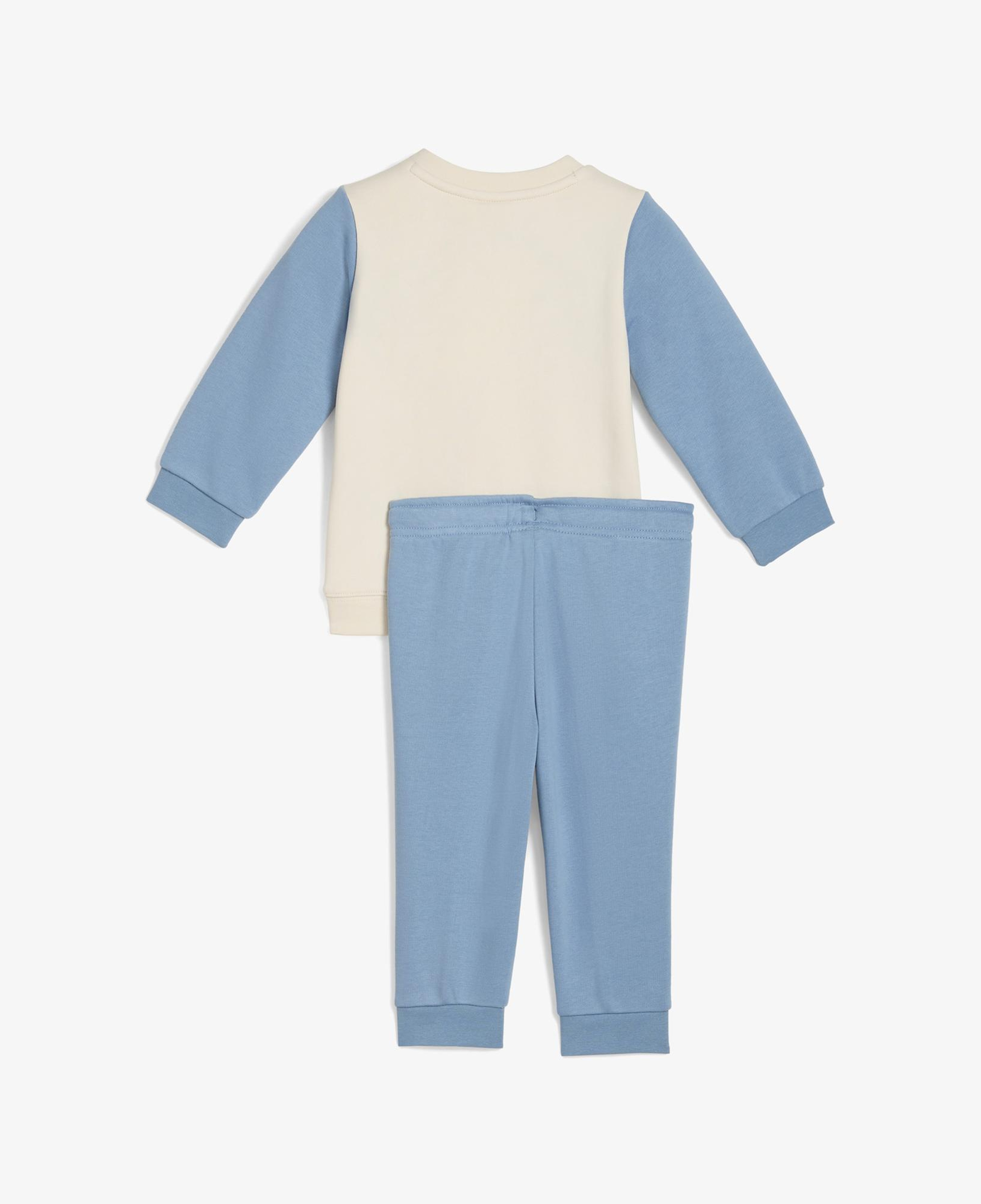 Puma Minicats Little Runners Çocuk Krem Eşofman Takımı