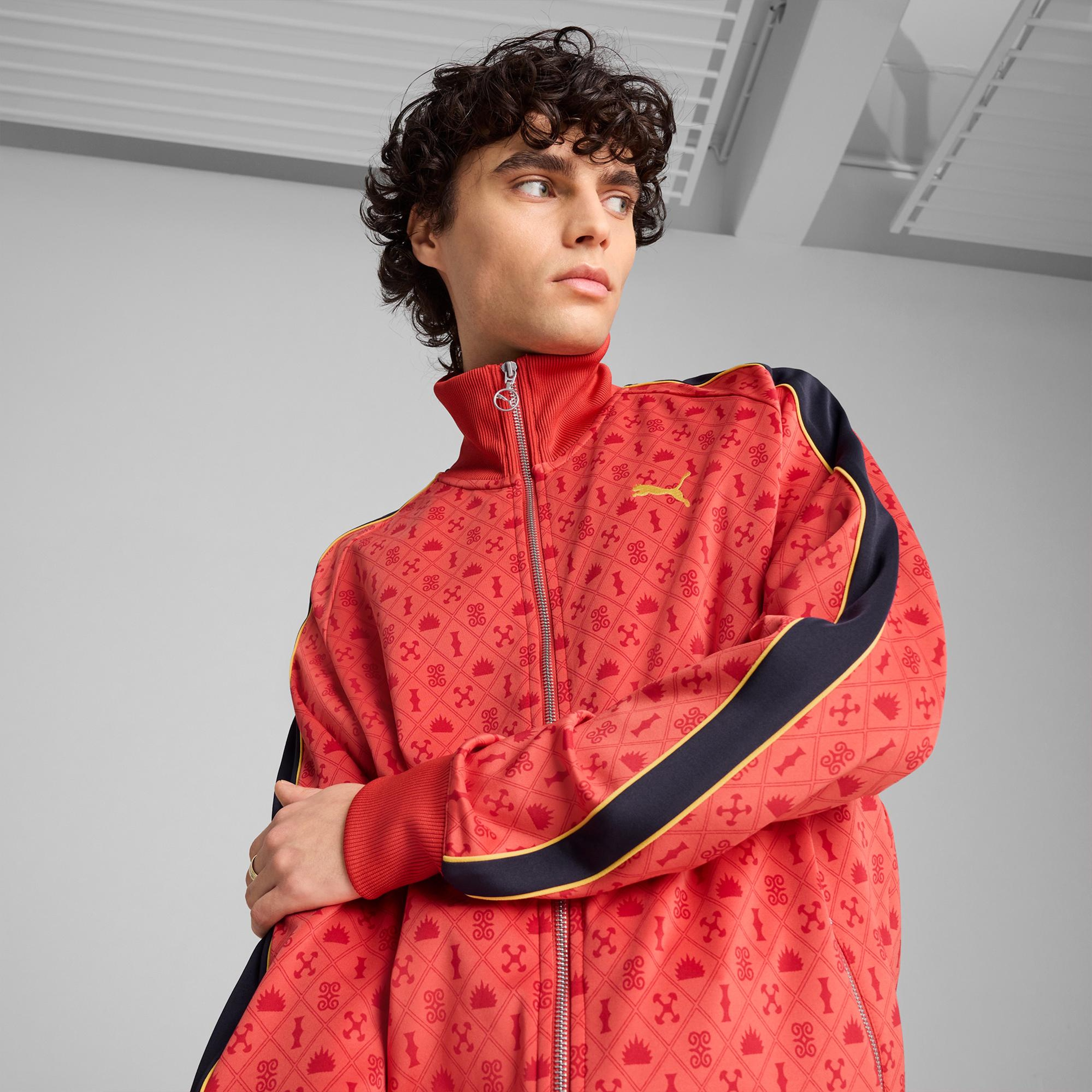Puma T7 Track Erkek Kırmızı Ceket