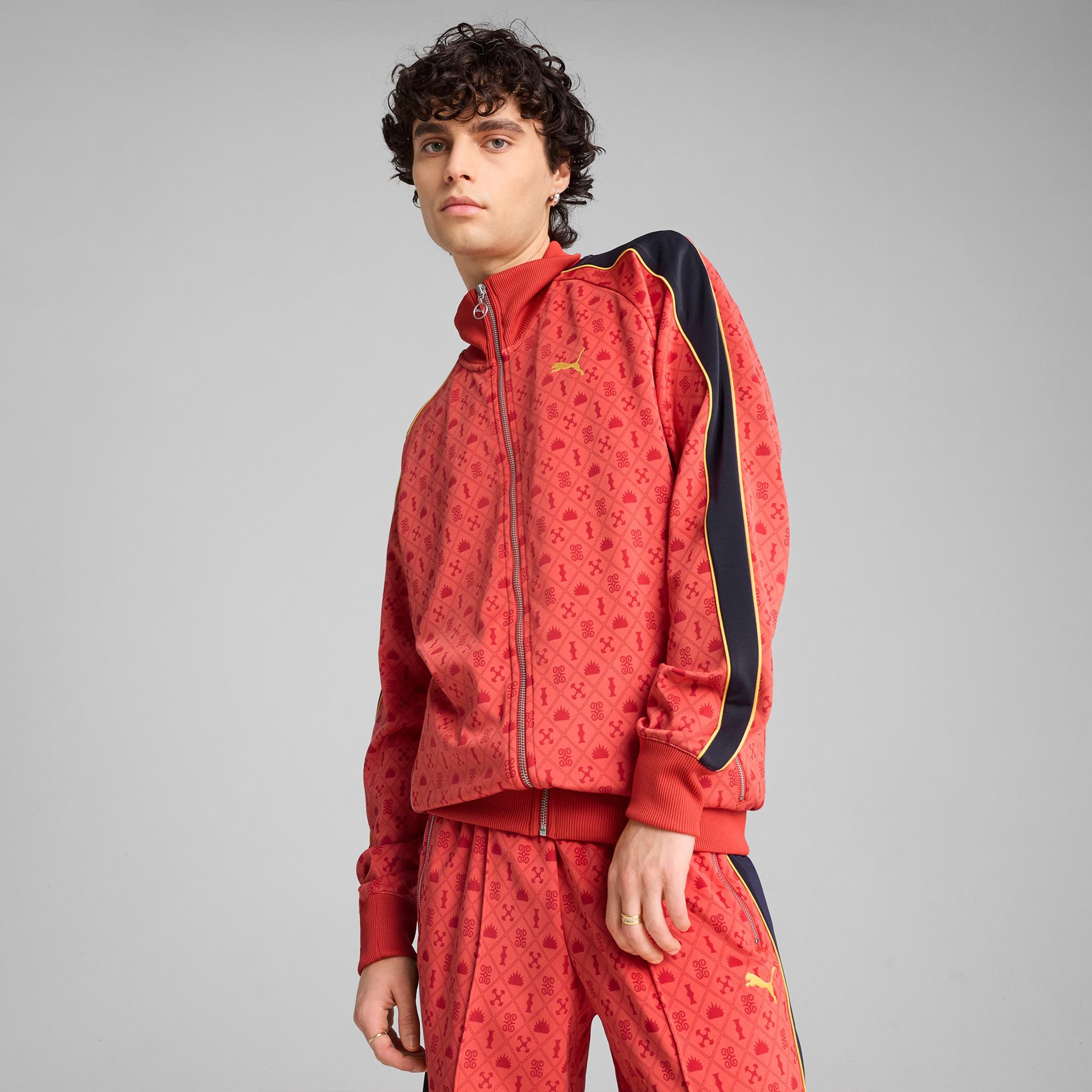 Puma T7 Track Erkek Kırmızı Ceket
