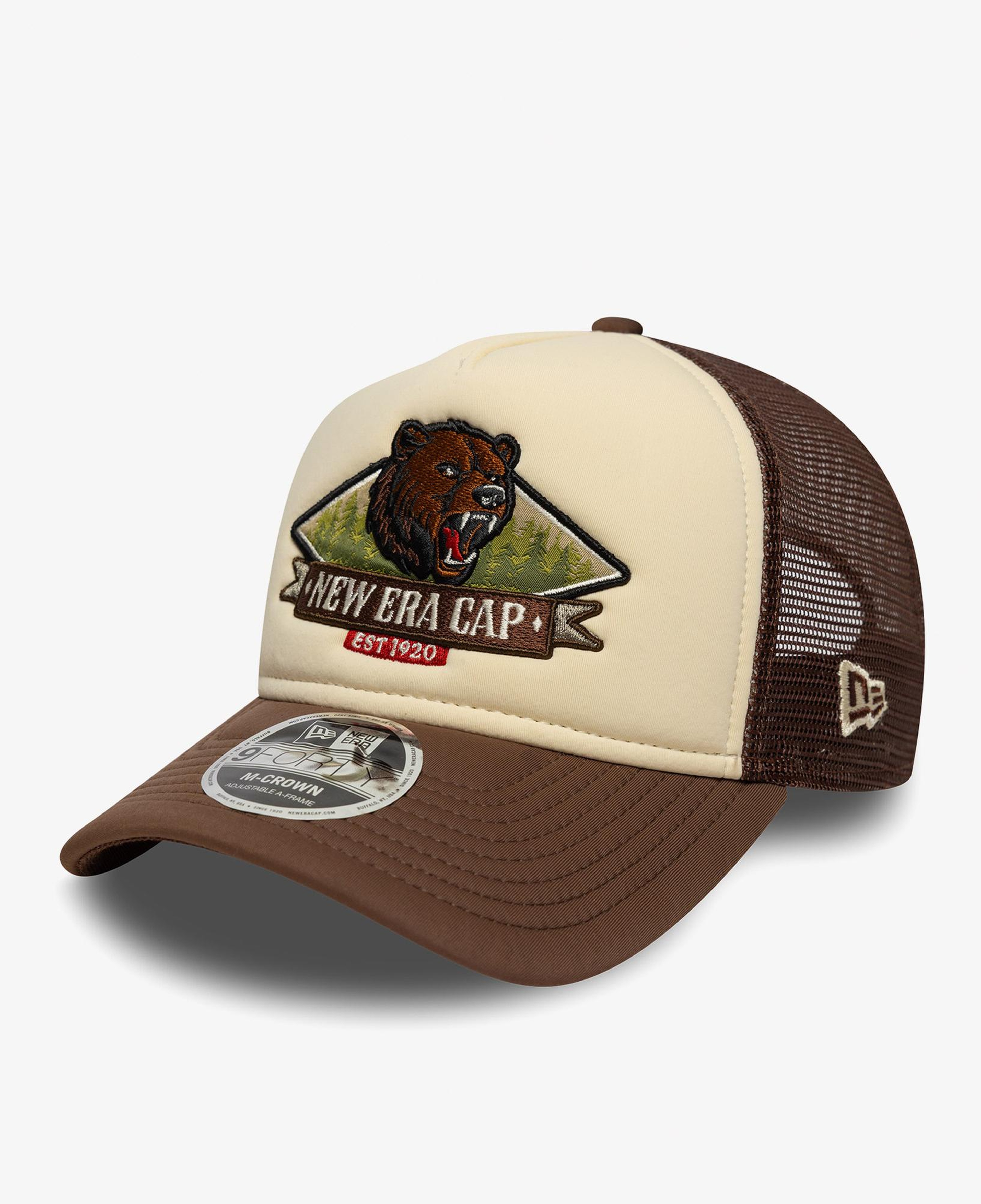 New Era Trucker  Unisex Bej Şapka