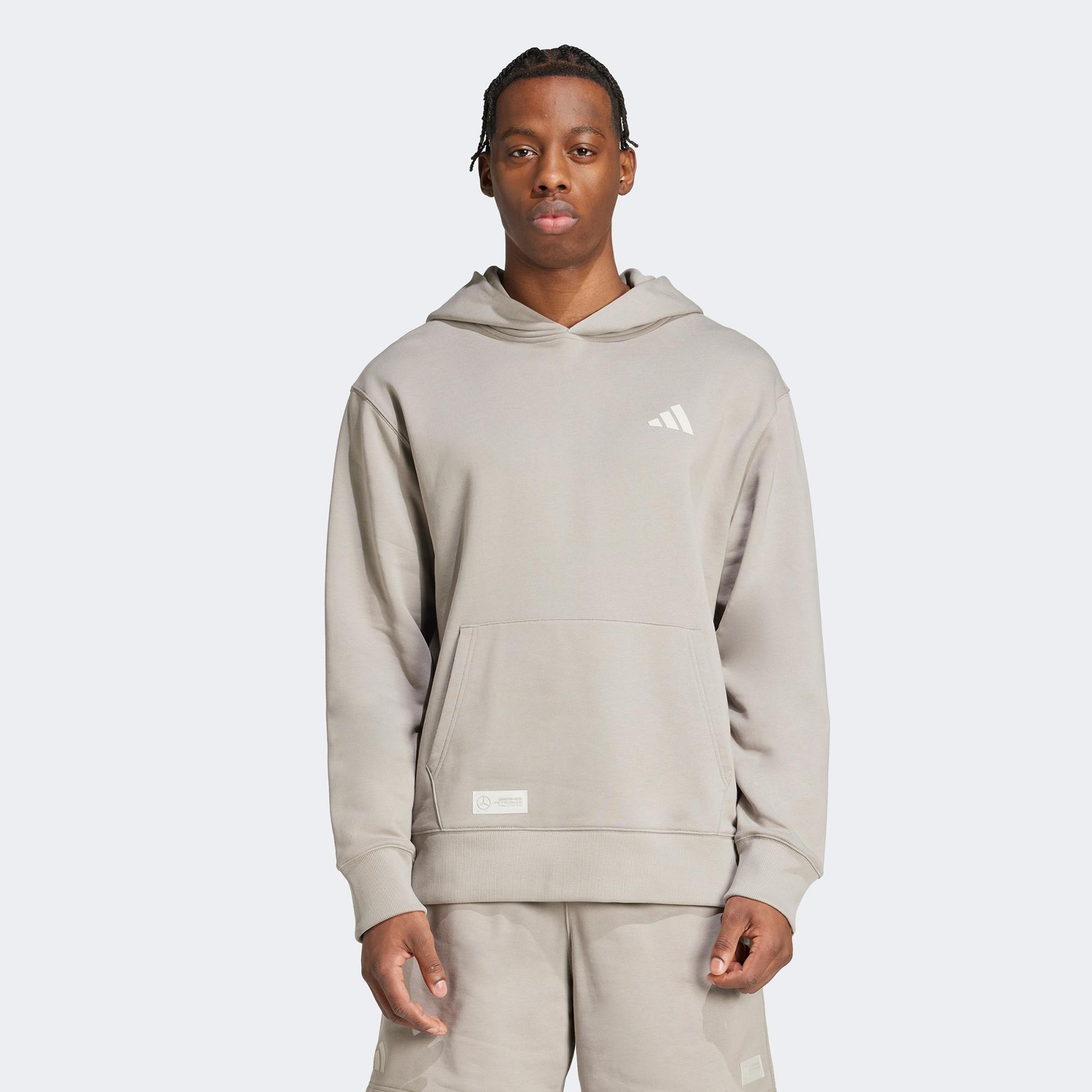 adidas Mercedes Amg Petronas Formula One Team Erkek Bej Sweatshirt