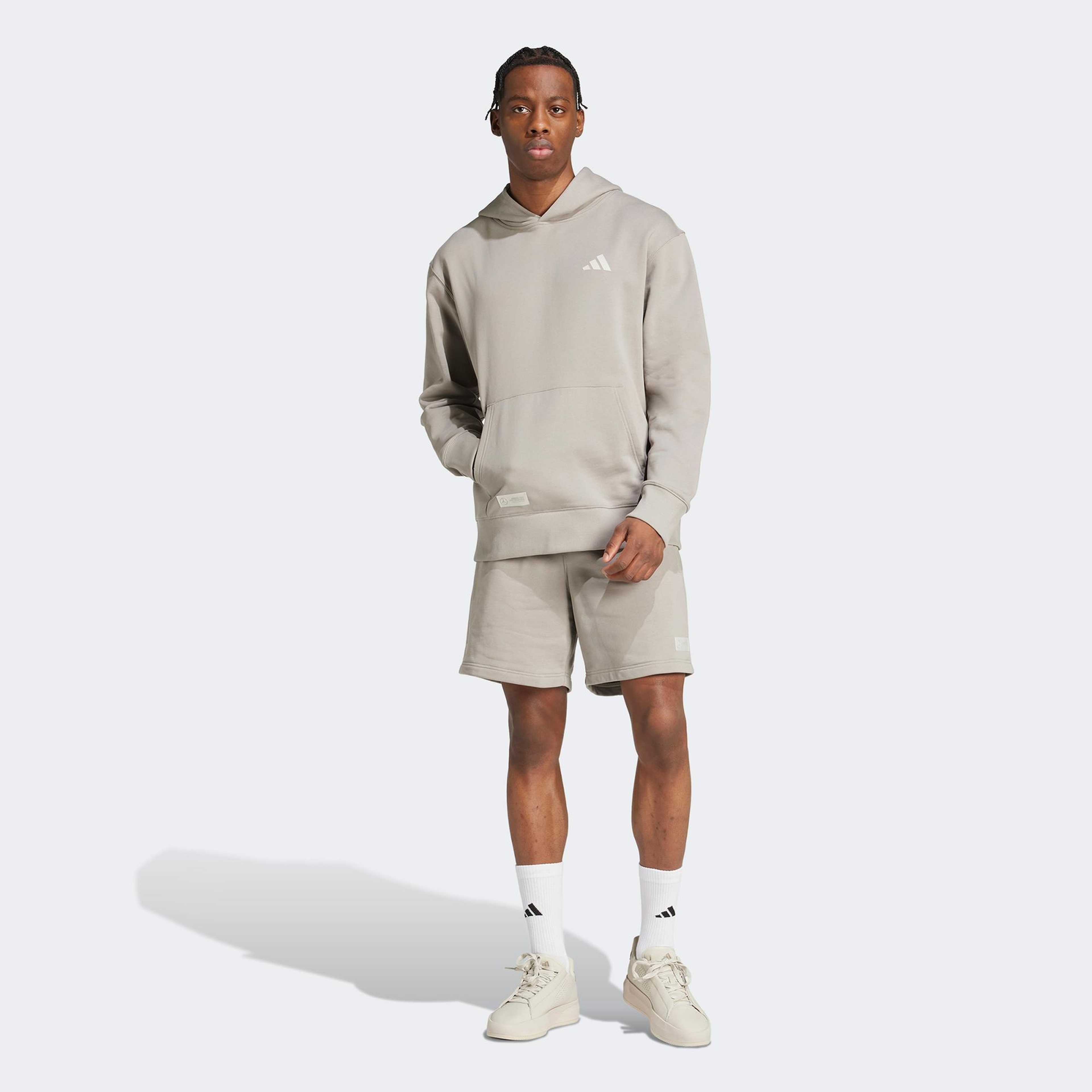 adidas Mercedes Amg Petronas Formula One Team Erkek Bej Sweatshirt