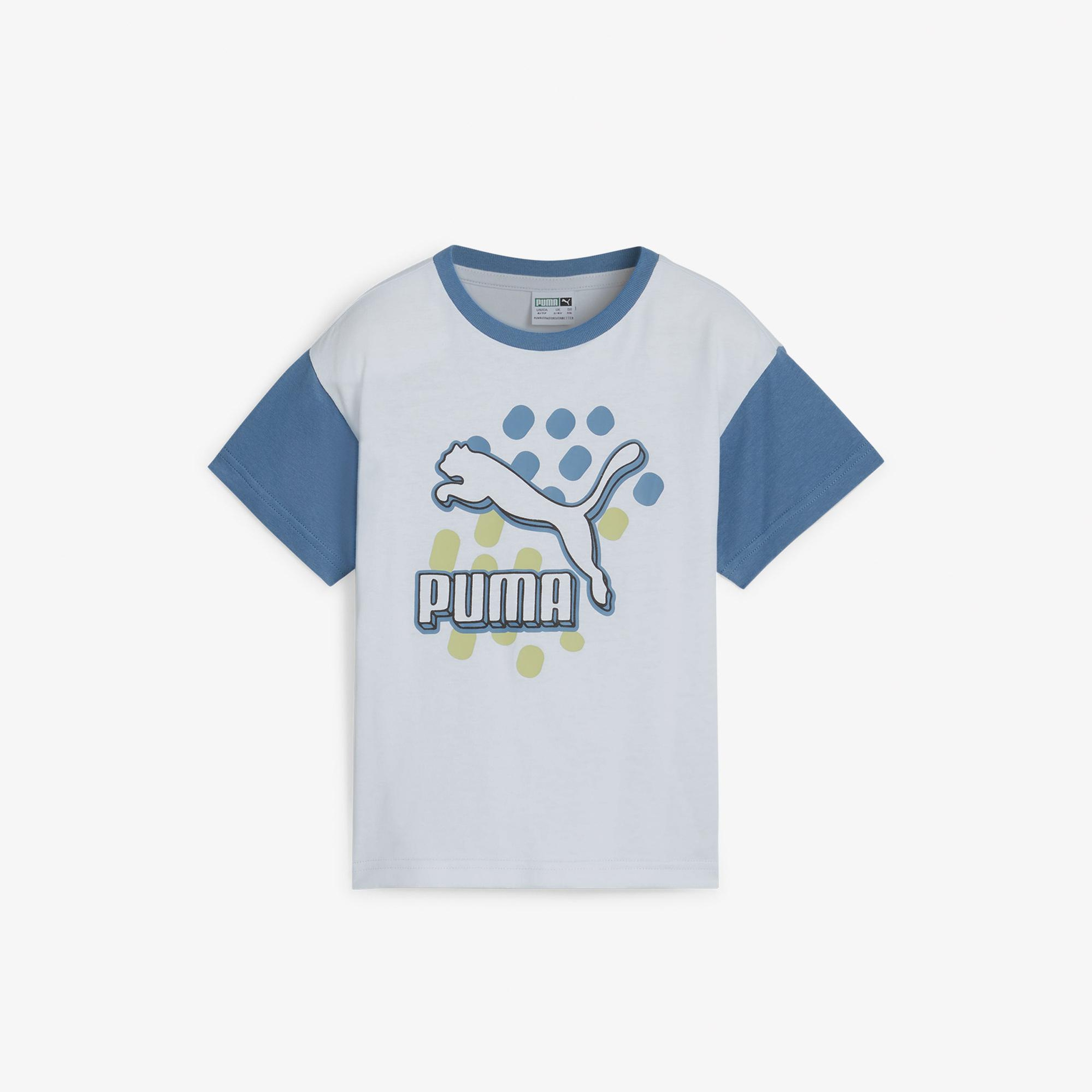 Puma Classics Fc Çocuk Mavi T-Shirt