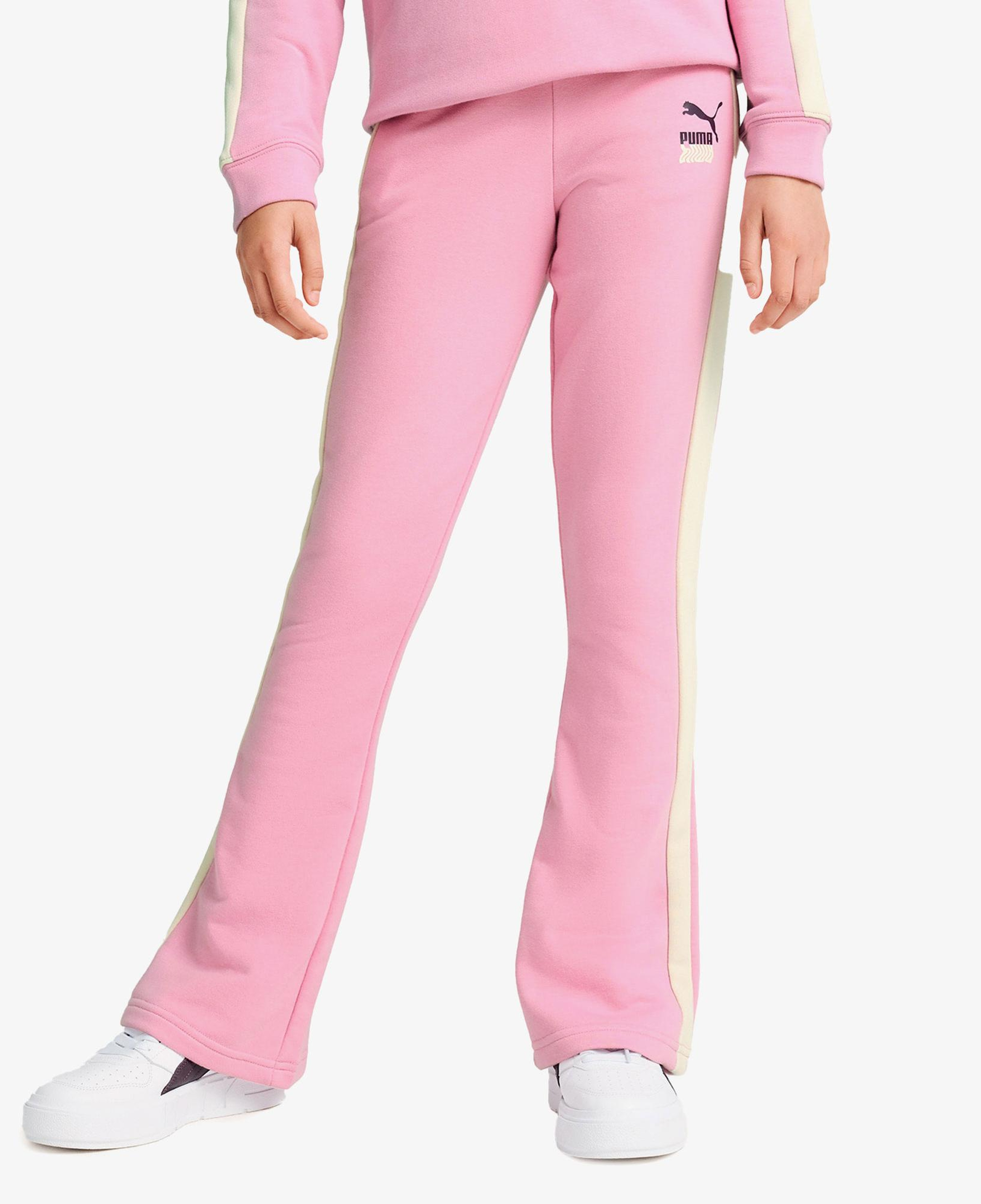Puma Lavaland Bol Paça Çocuk Pembe Eşofman Altı