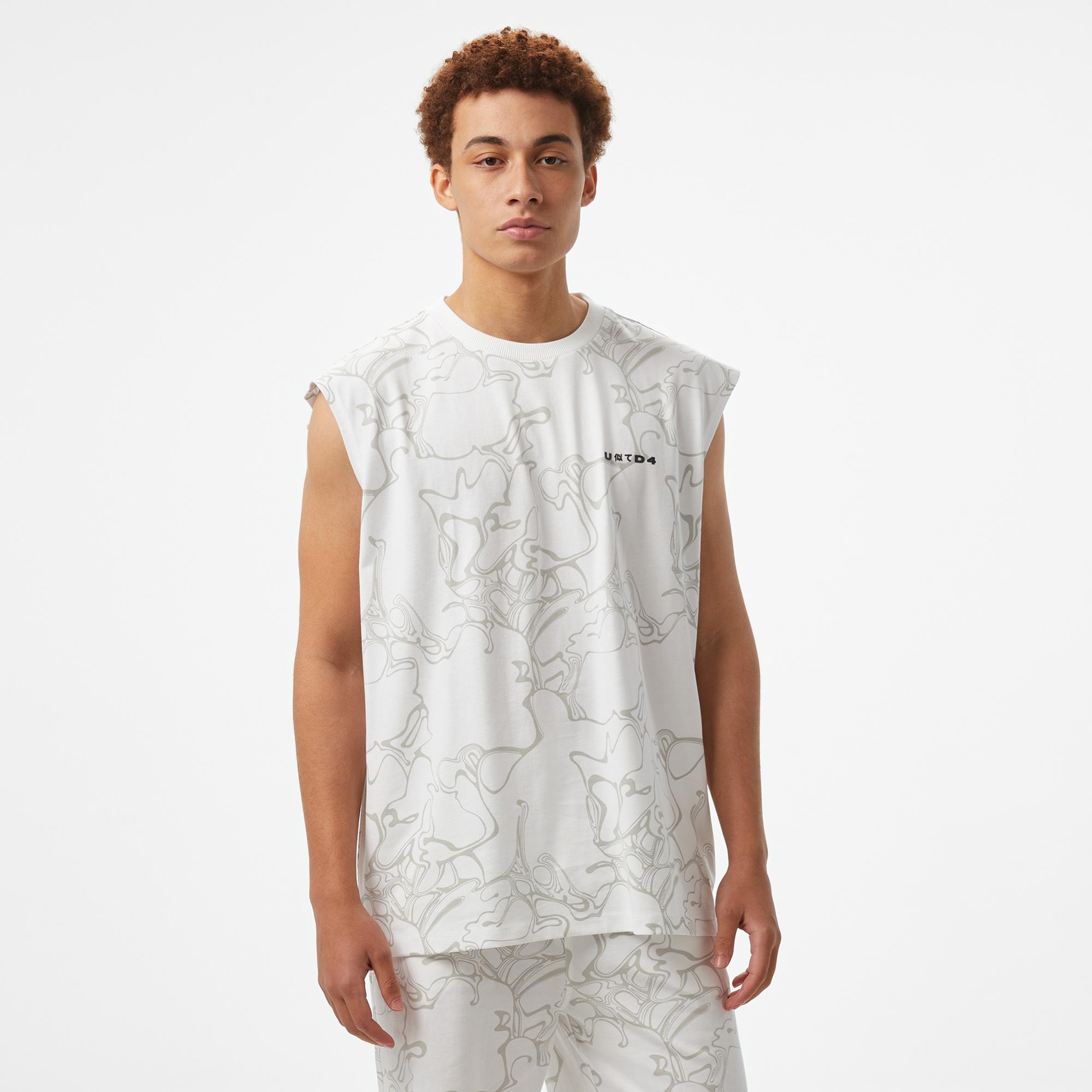 UNITED4 Erkek Krem Atlet