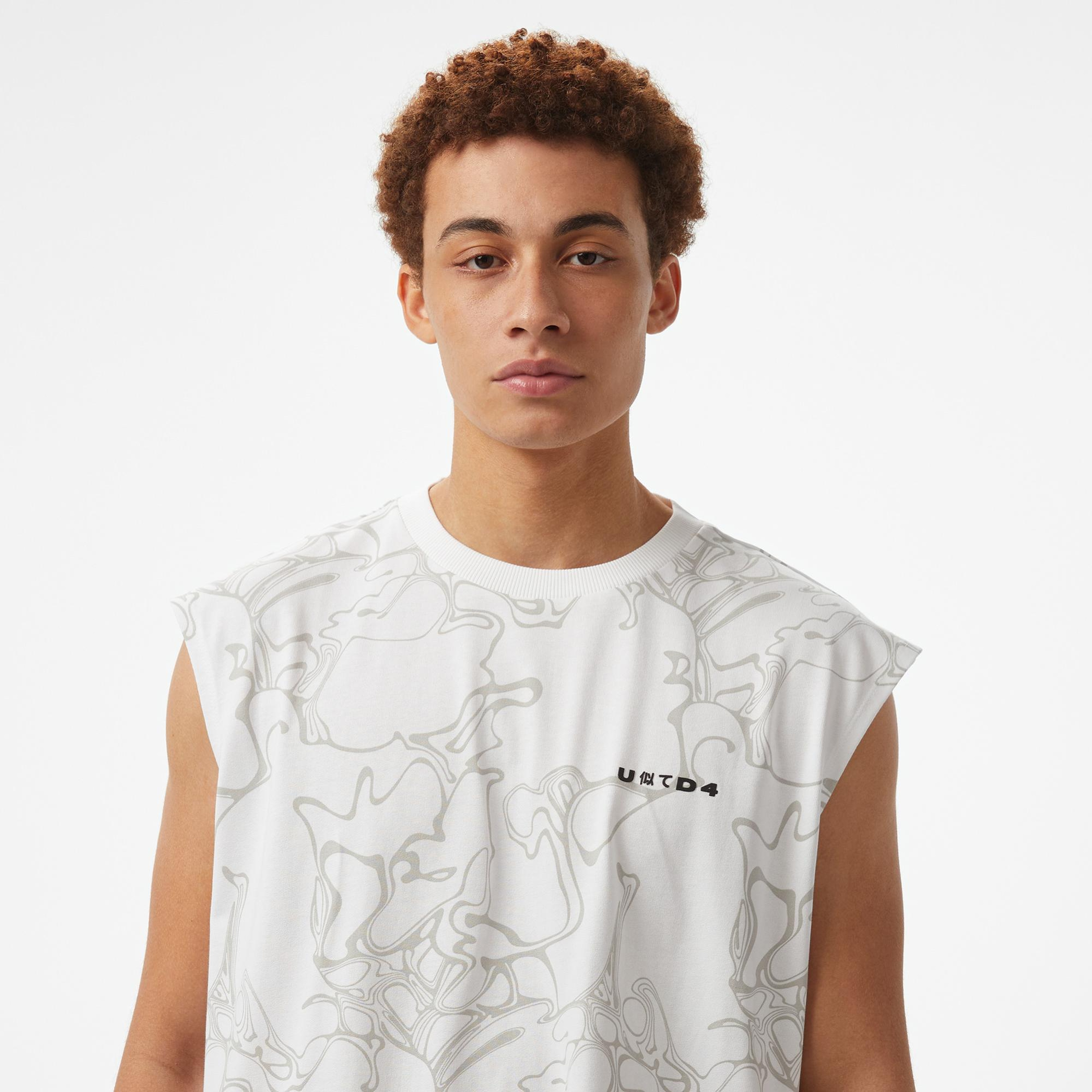 UNITED4 Erkek Krem Atlet