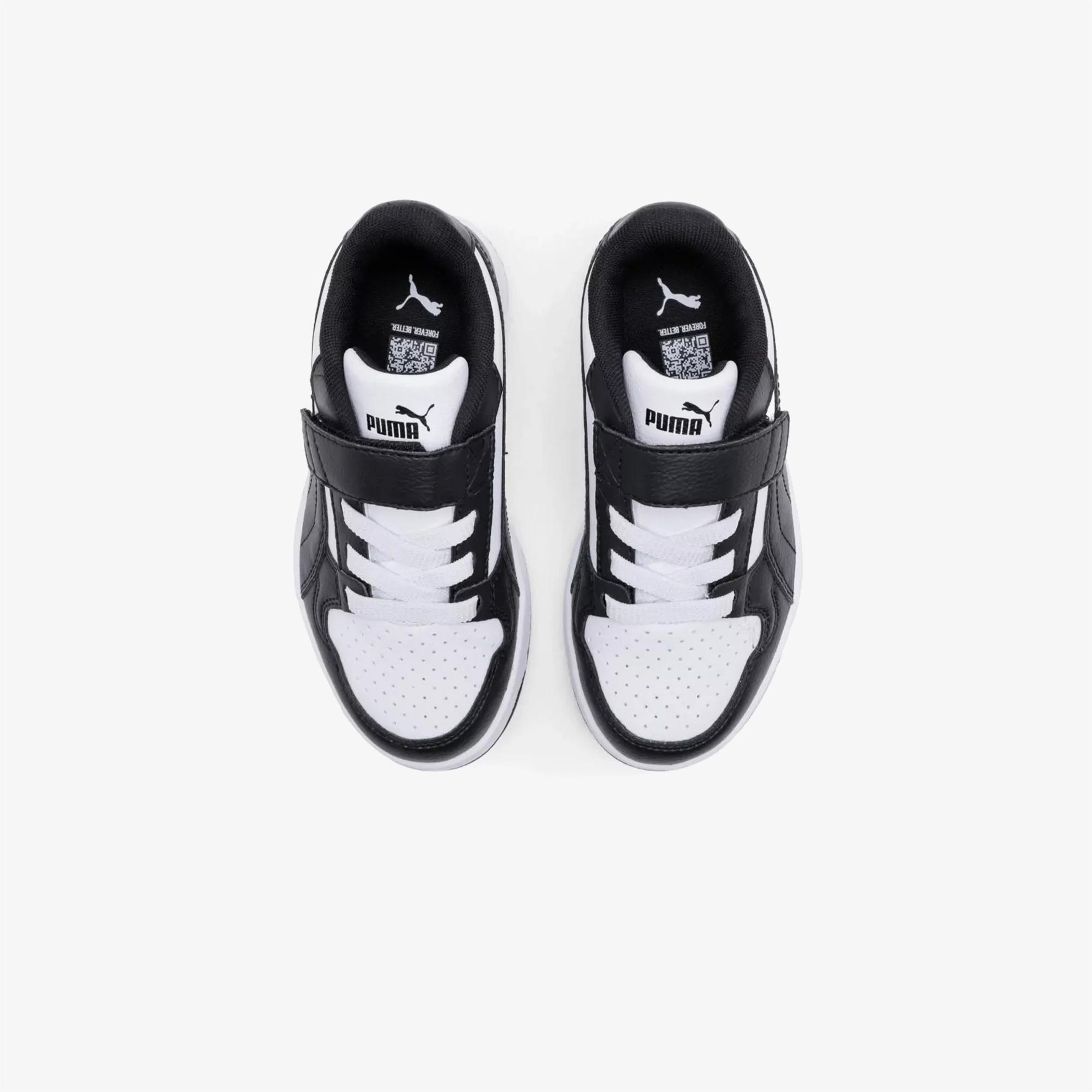 Puma Rebound L Çocuk Siyah Spor Ayakkabı