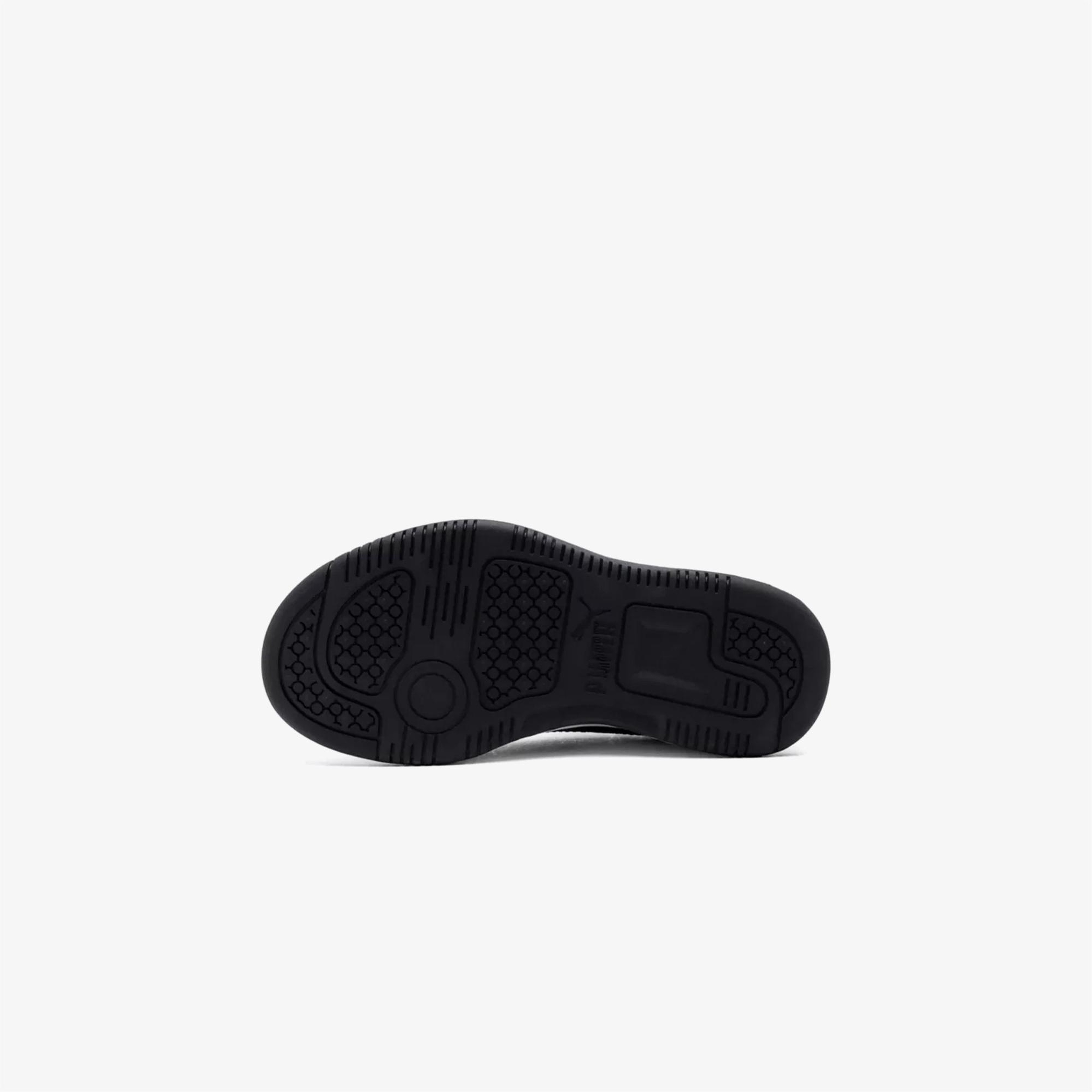 Puma Rebound L Çocuk Siyah Spor Ayakkabı