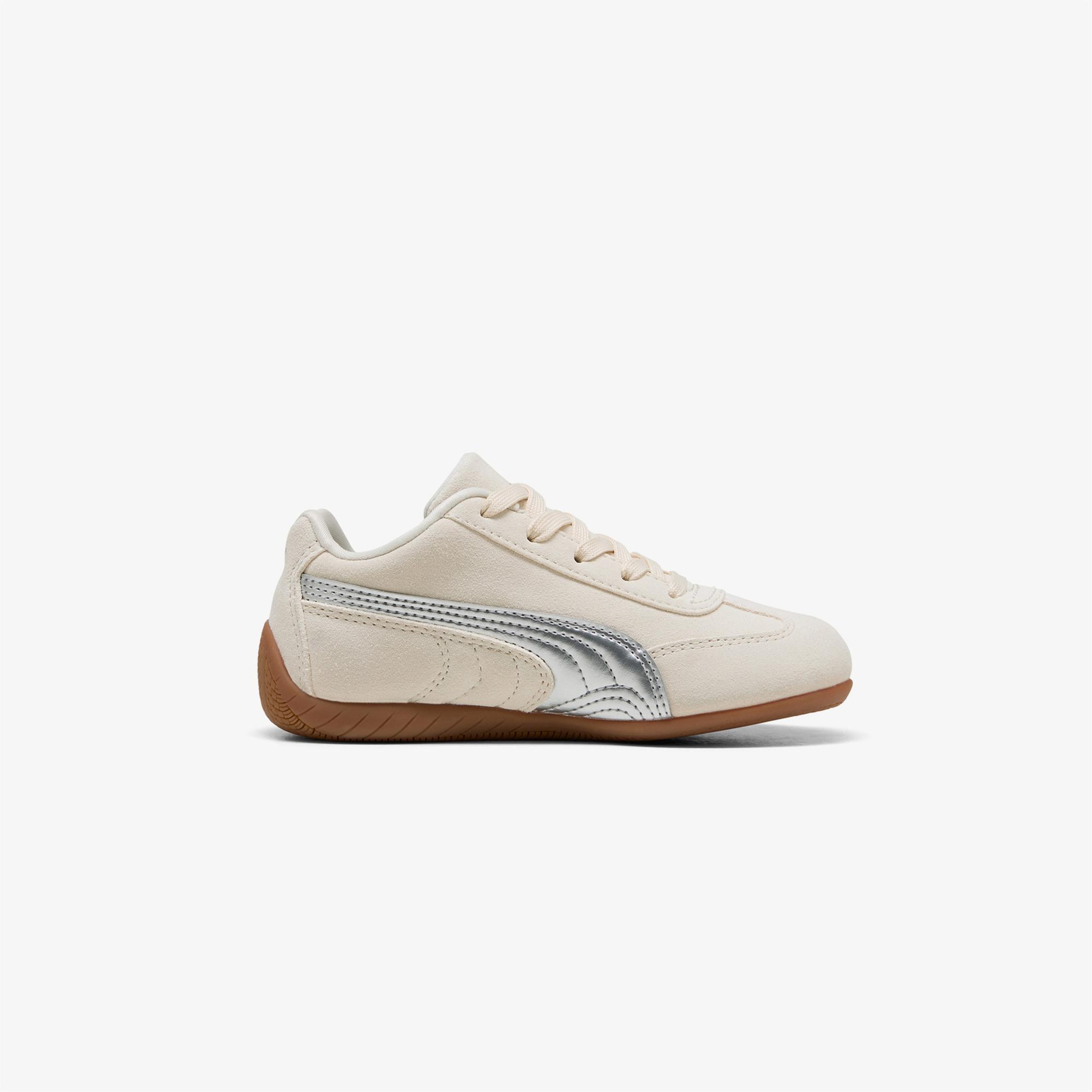 Puma Speedcat Metallic Çocuk Krem Spor Ayakkabı