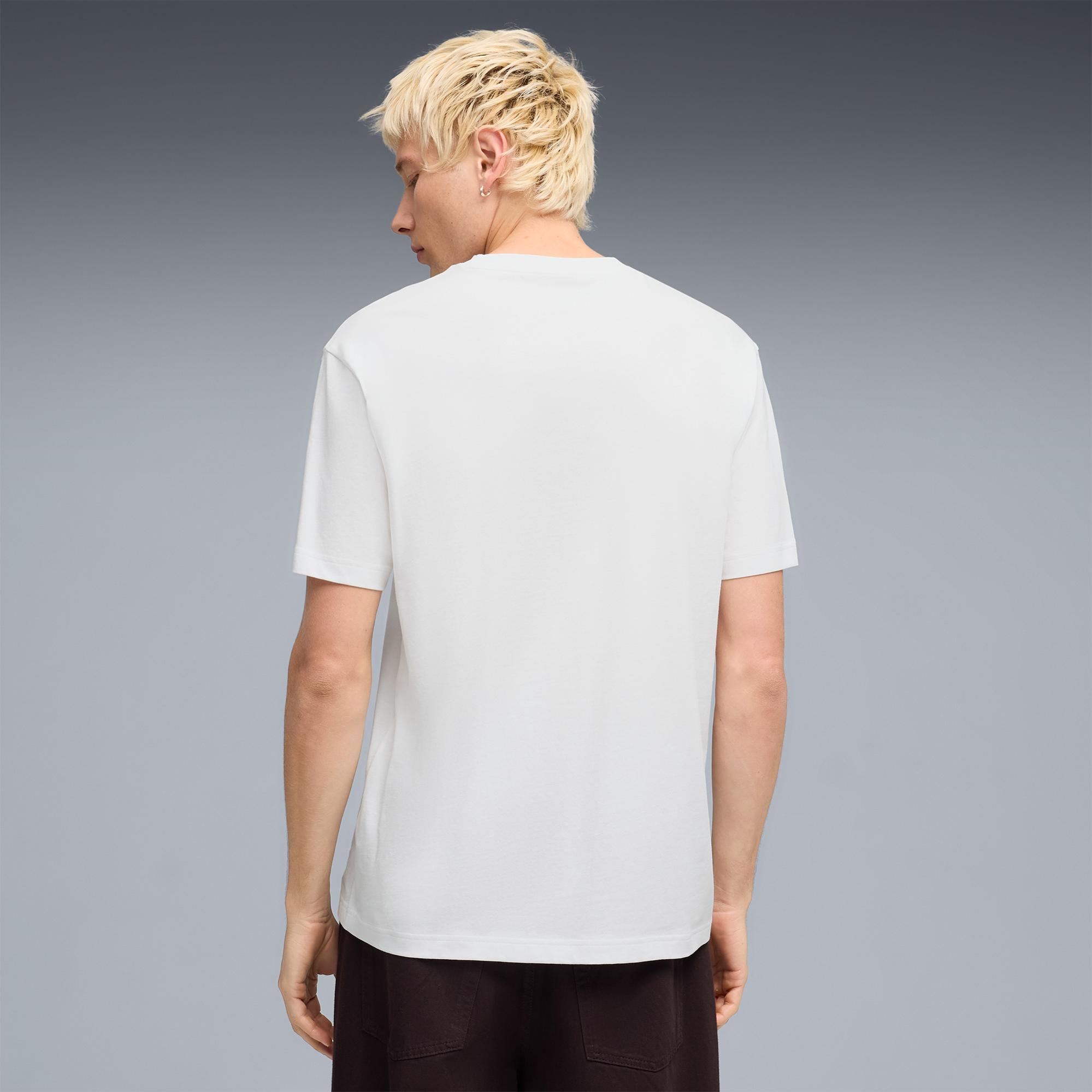 Puma Graphic  Erkek Beyaz T-Shirt