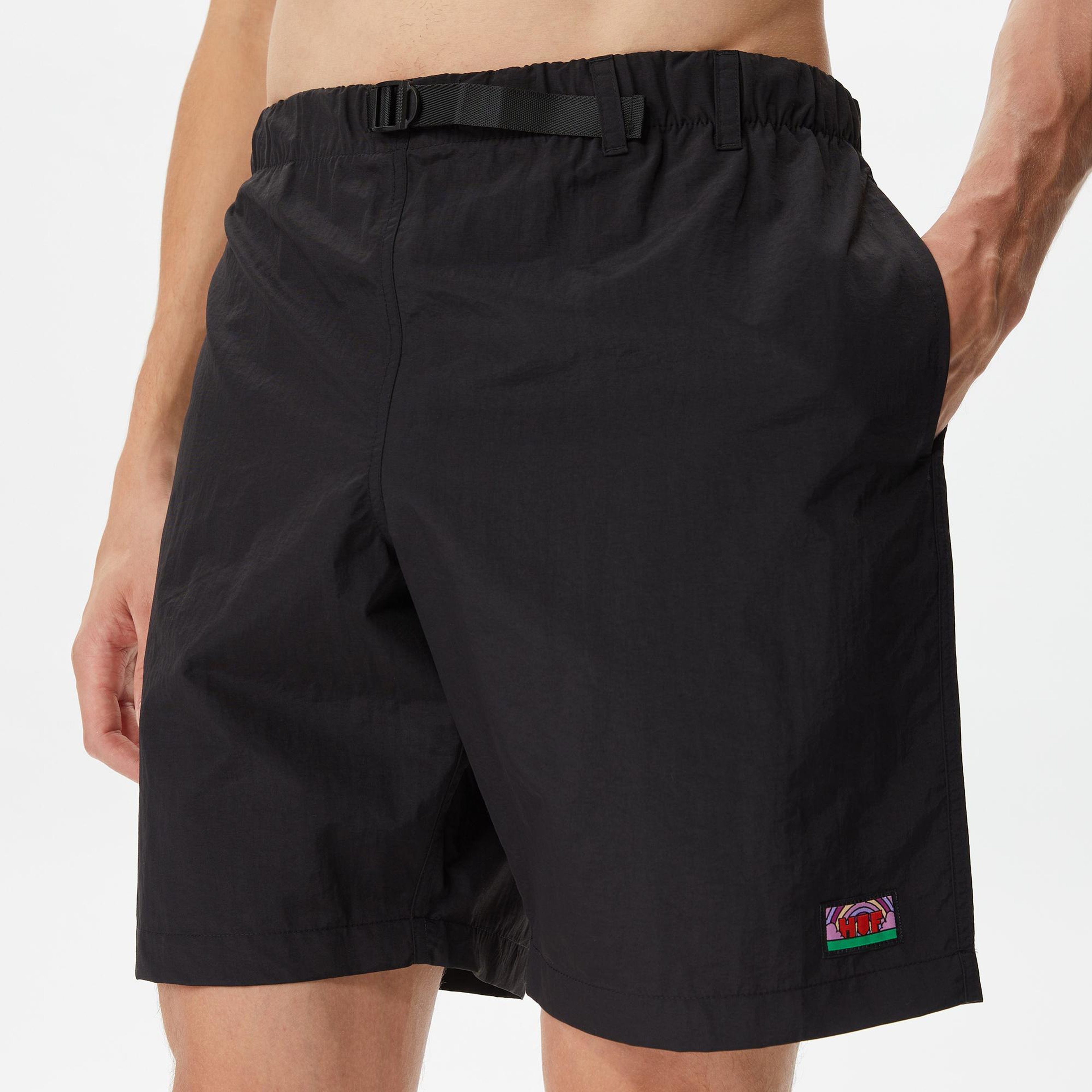 HUF New Day Packable Erkek Siyah Şort