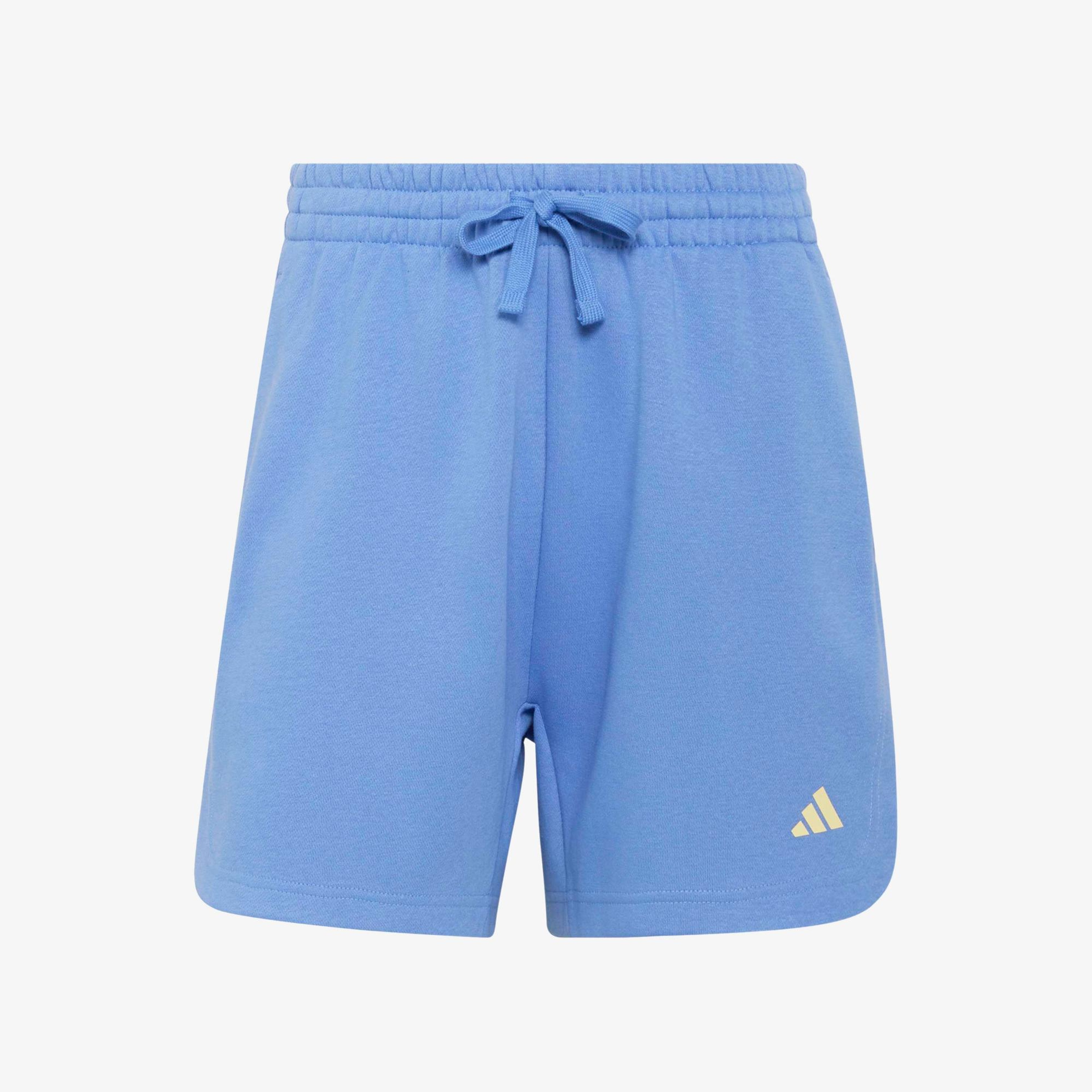 adidas 3Ss Fleece Kadın Mavi Şort